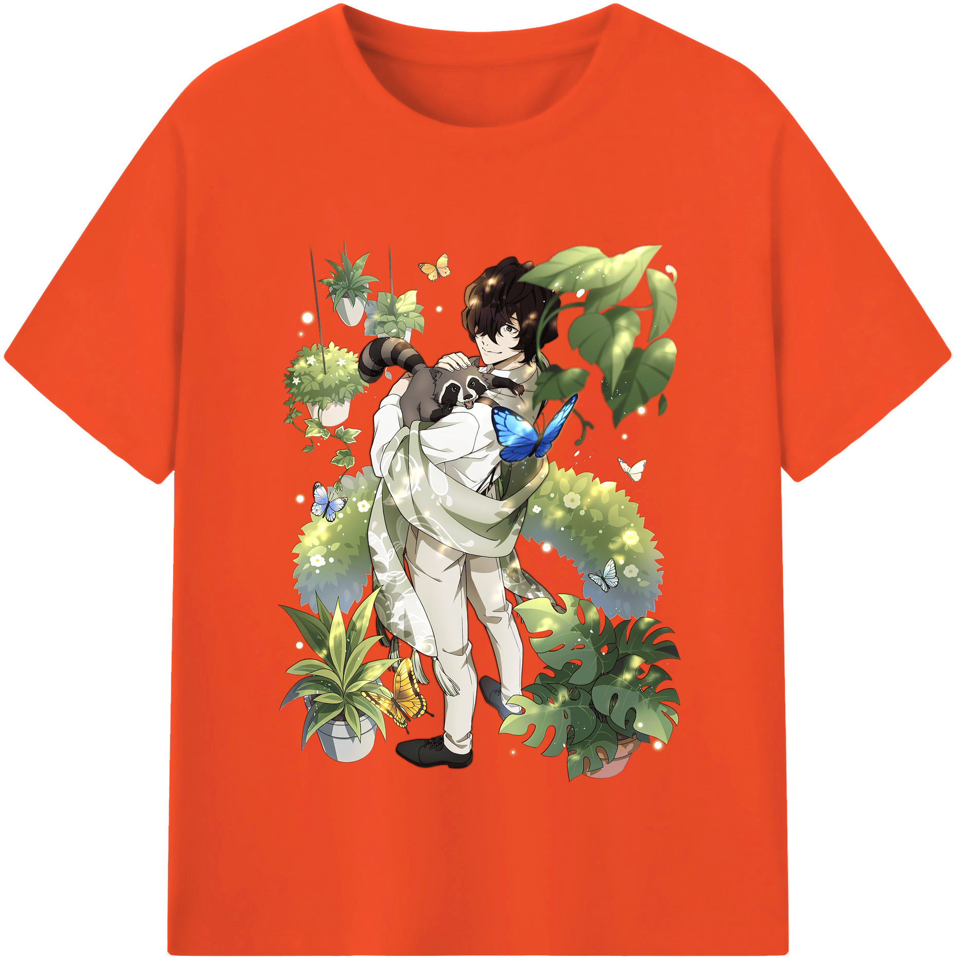 （画像用） 文豪ストレイドッグス Bungo Stray Dogs 綿100％半袖Tシャツ（フロントプリント）