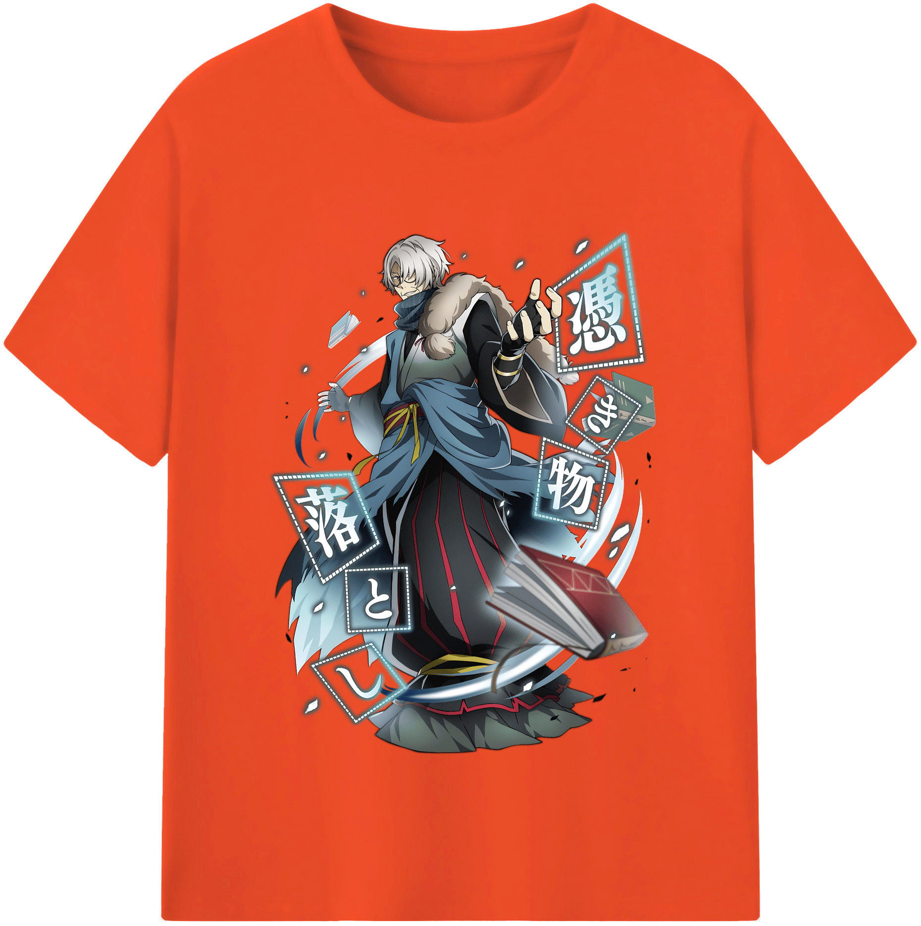 （画像用） 文豪ストレイドッグス Bungo Stray Dogs 綿100％半袖Tシャツ（フロントプリント）
