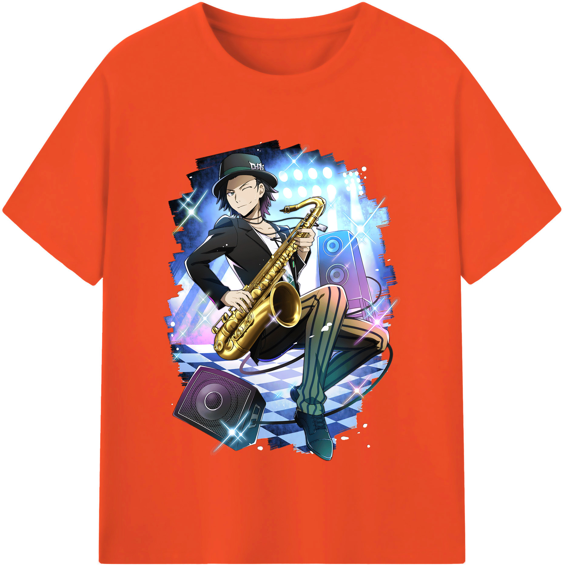 （画像用） 文豪ストレイドッグス Bungo Stray Dogs 綿100％半袖Tシャツ（フロントプリント）