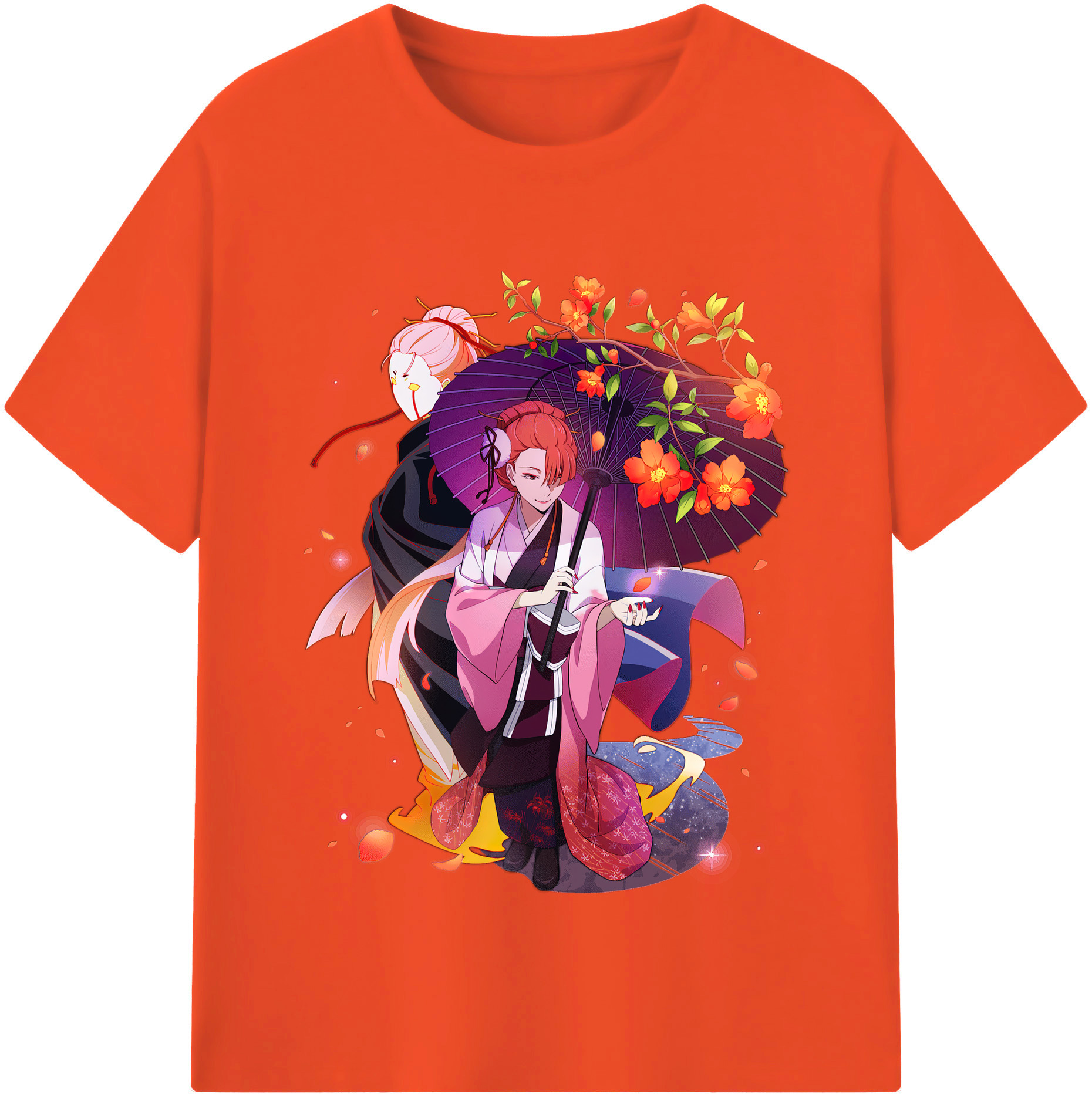 （画像用） 文豪ストレイドッグス Bungo Stray Dogs 綿100％半袖Tシャツ（フロントプリント）