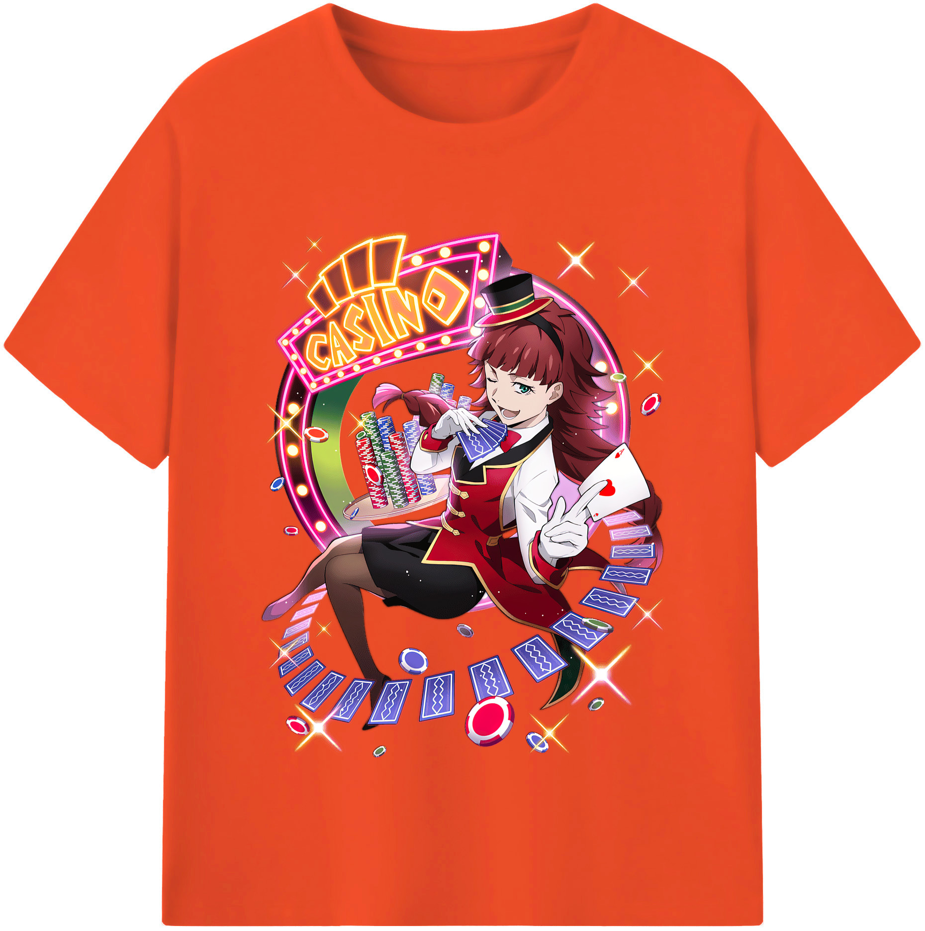 （画像用） 文豪ストレイドッグス Bungo Stray Dogs 綿100％半袖Tシャツ（フロントプリント）