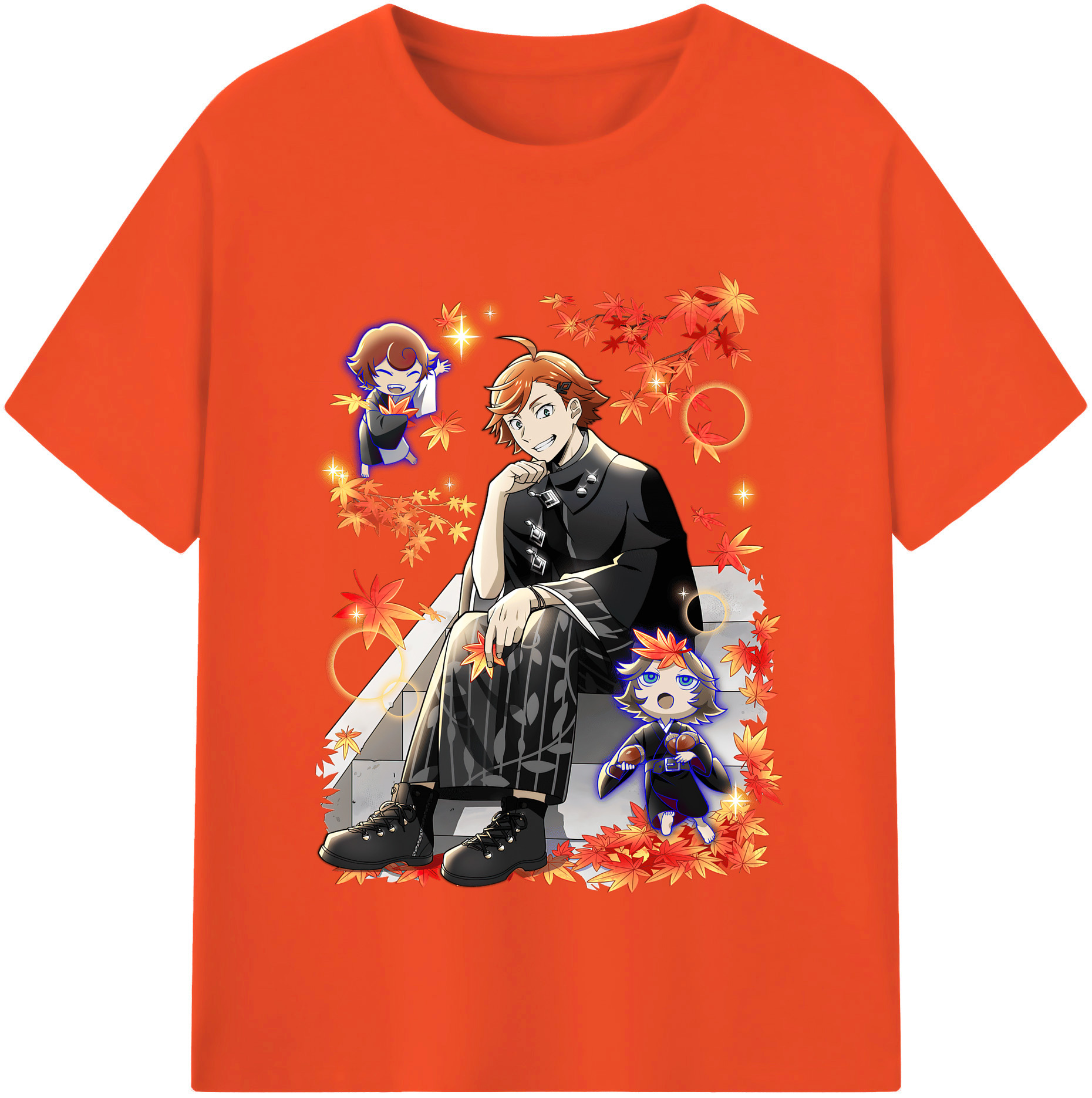 （画像用） 文豪ストレイドッグス Bungo Stray Dogs 綿100％半袖Tシャツ（フロントプリント）