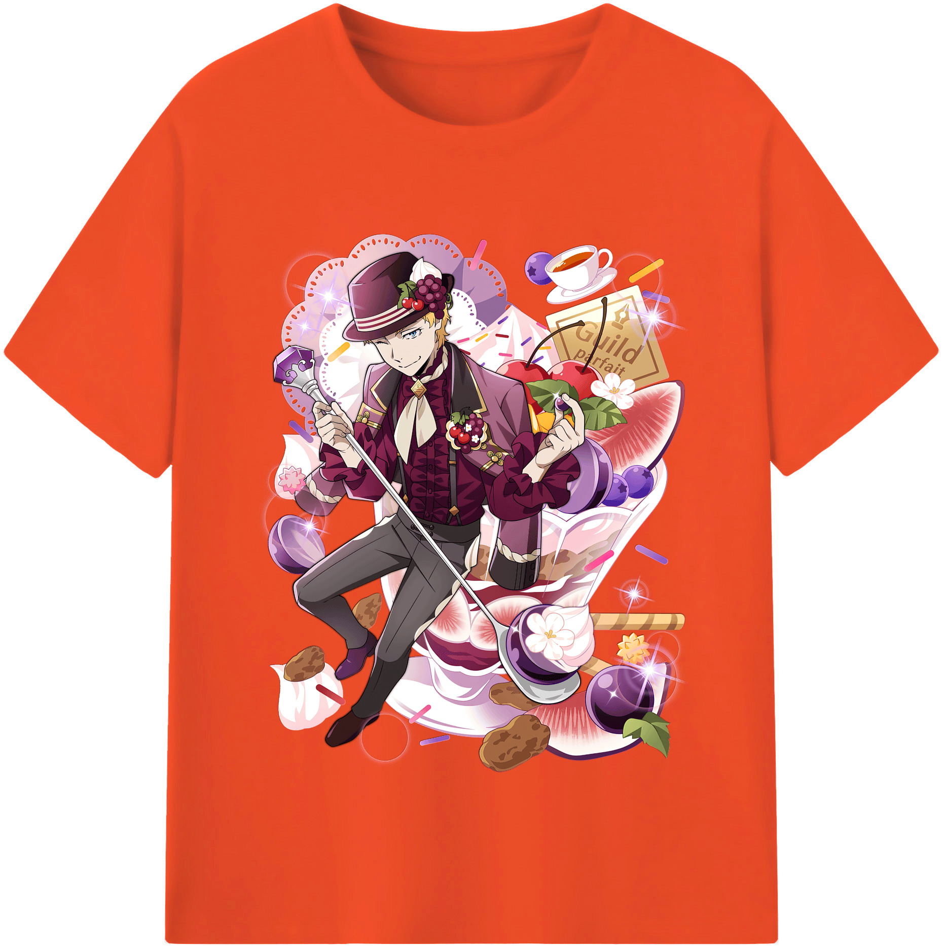 （画像用） 文豪ストレイドッグス Bungo Stray Dogs 綿100％半袖Tシャツ（フロントプリント）