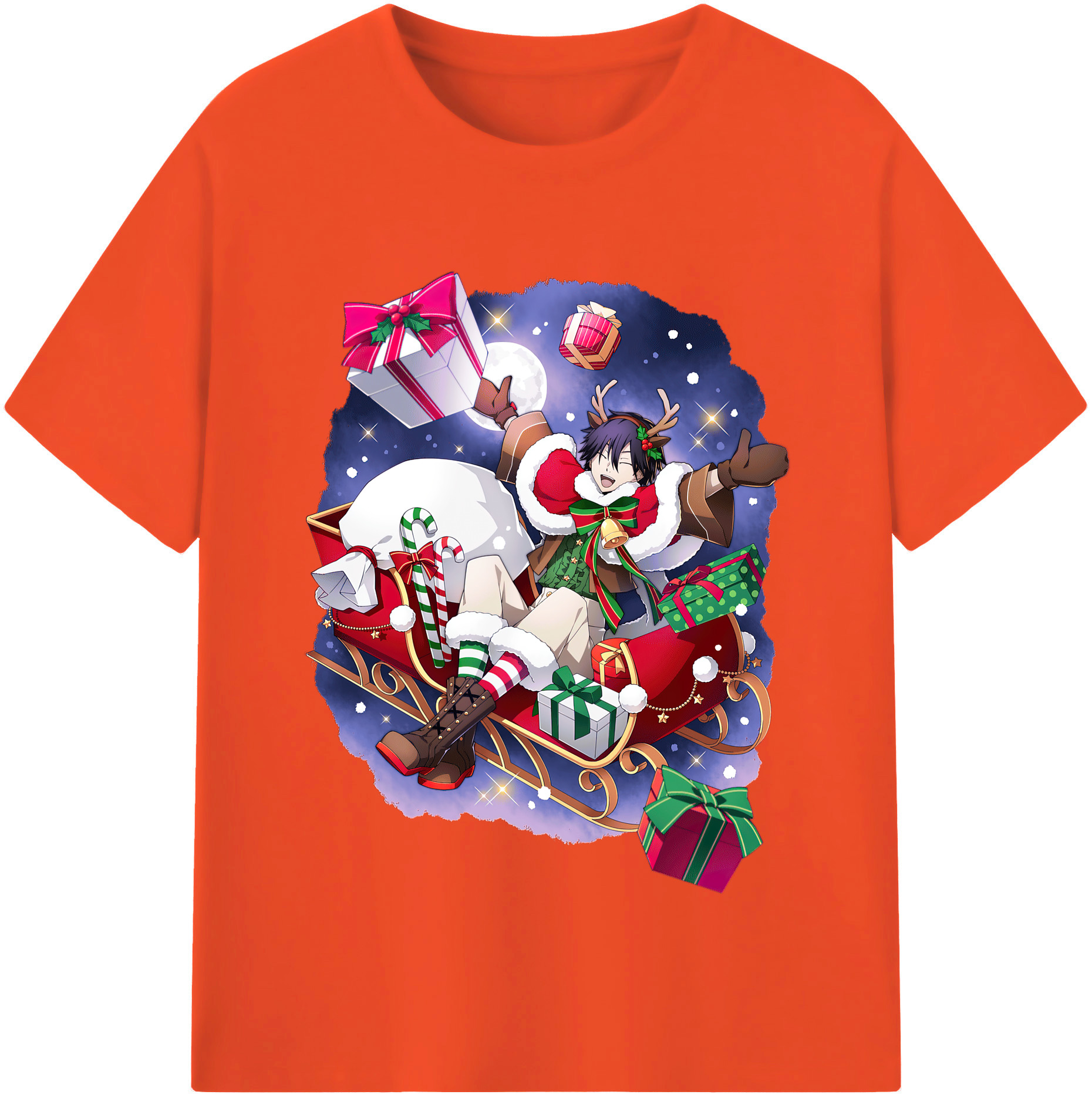 （画像用） 文豪ストレイドッグス Bungo Stray Dogs 綿100％半袖Tシャツ（フロントプリント）