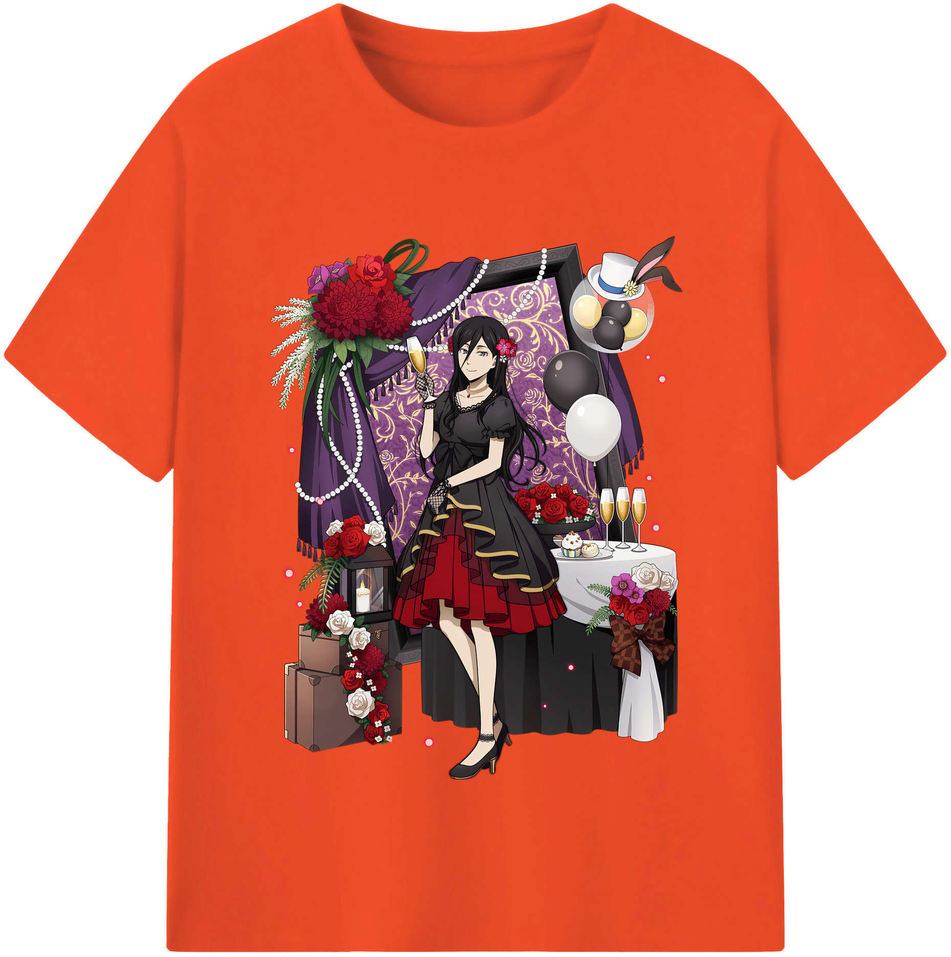（画像用） 文豪ストレイドッグス Bungo Stray Dogs 綿100％半袖Tシャツ（フロントプリント）