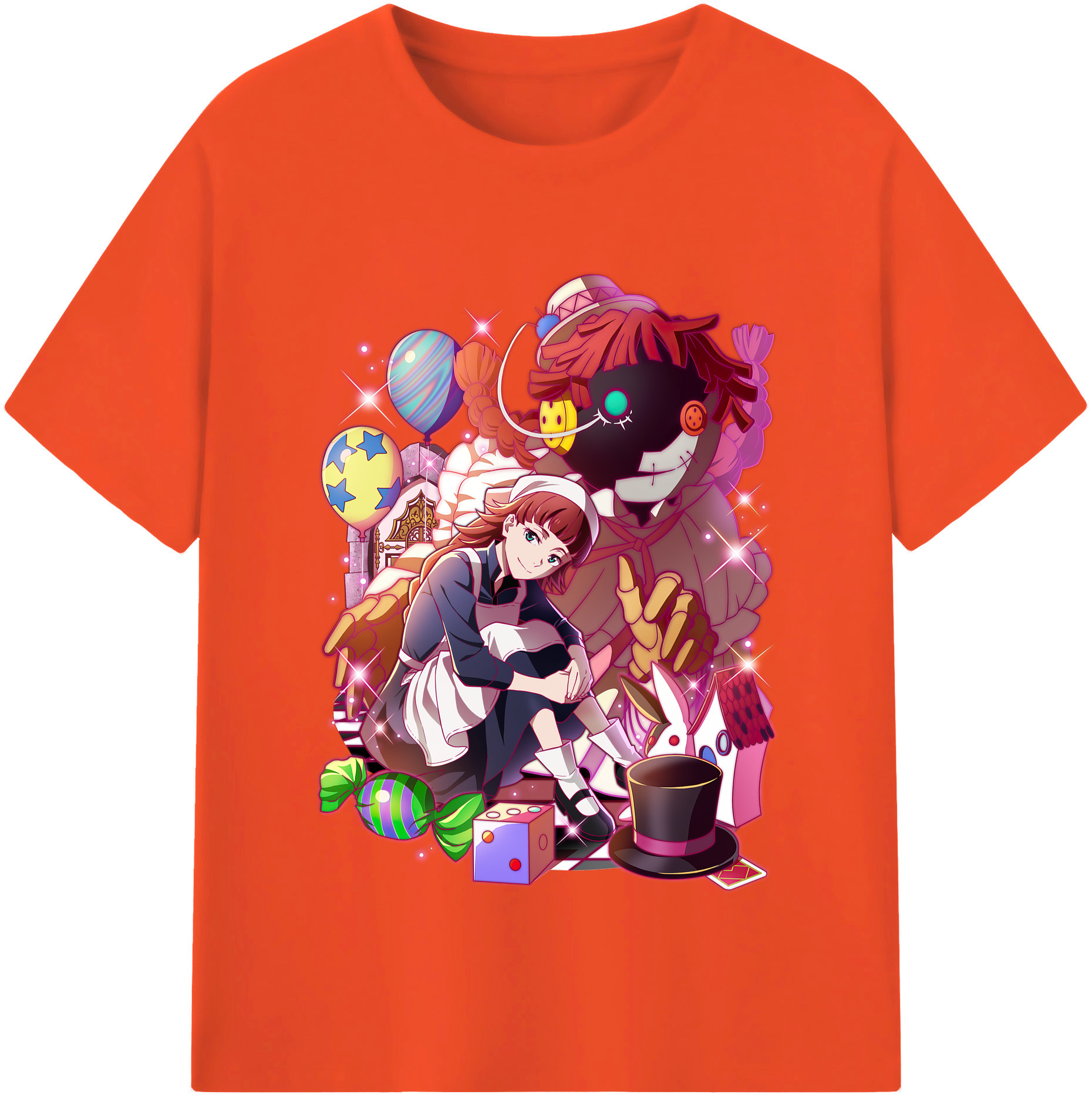 （画像用） 文豪ストレイドッグス Bungo Stray Dogs 綿100％半袖Tシャツ（フロントプリント）