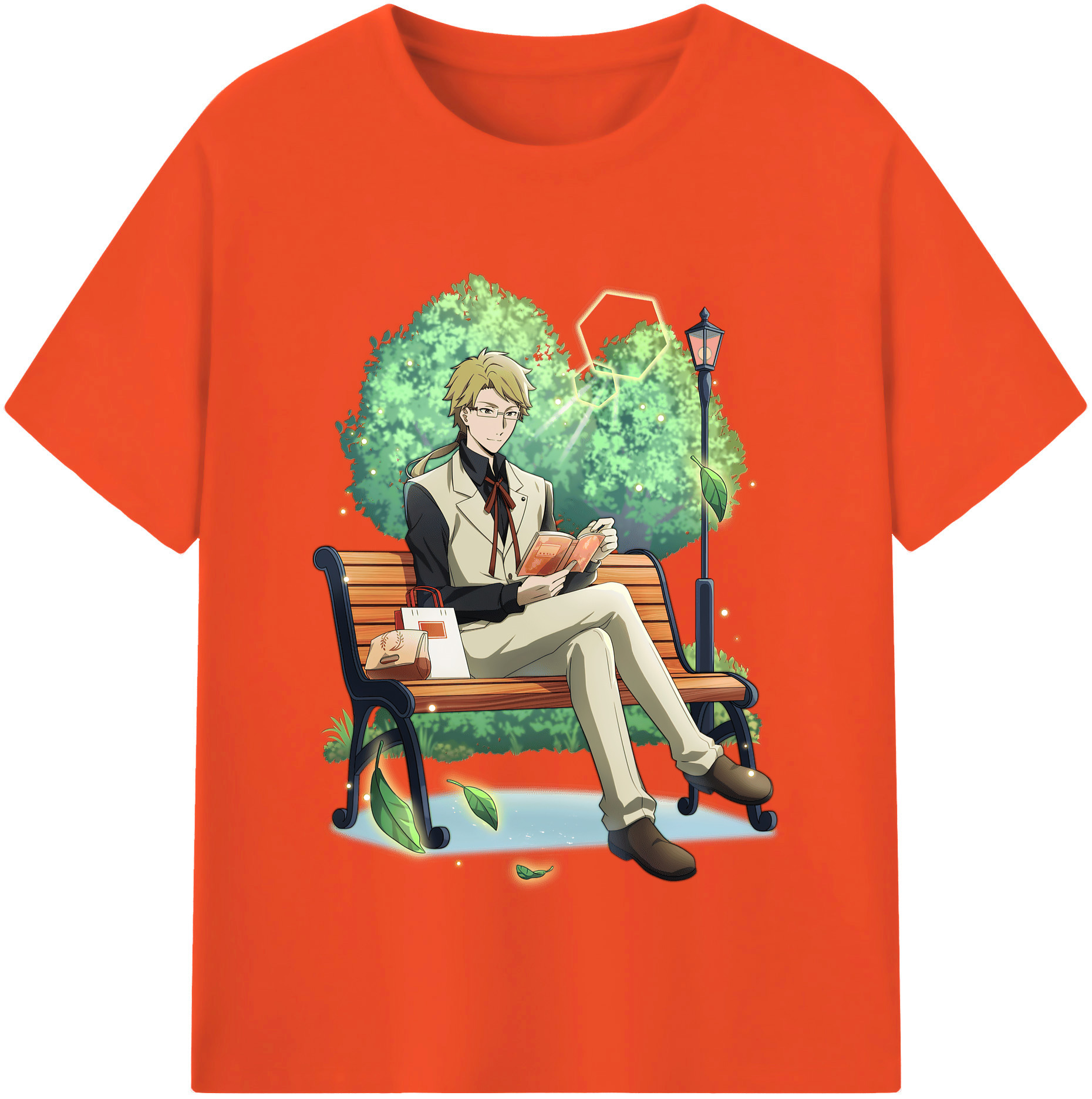 （画像用） 文豪ストレイドッグス Bungo Stray Dogs 綿100％半袖Tシャツ（フロントプリント）