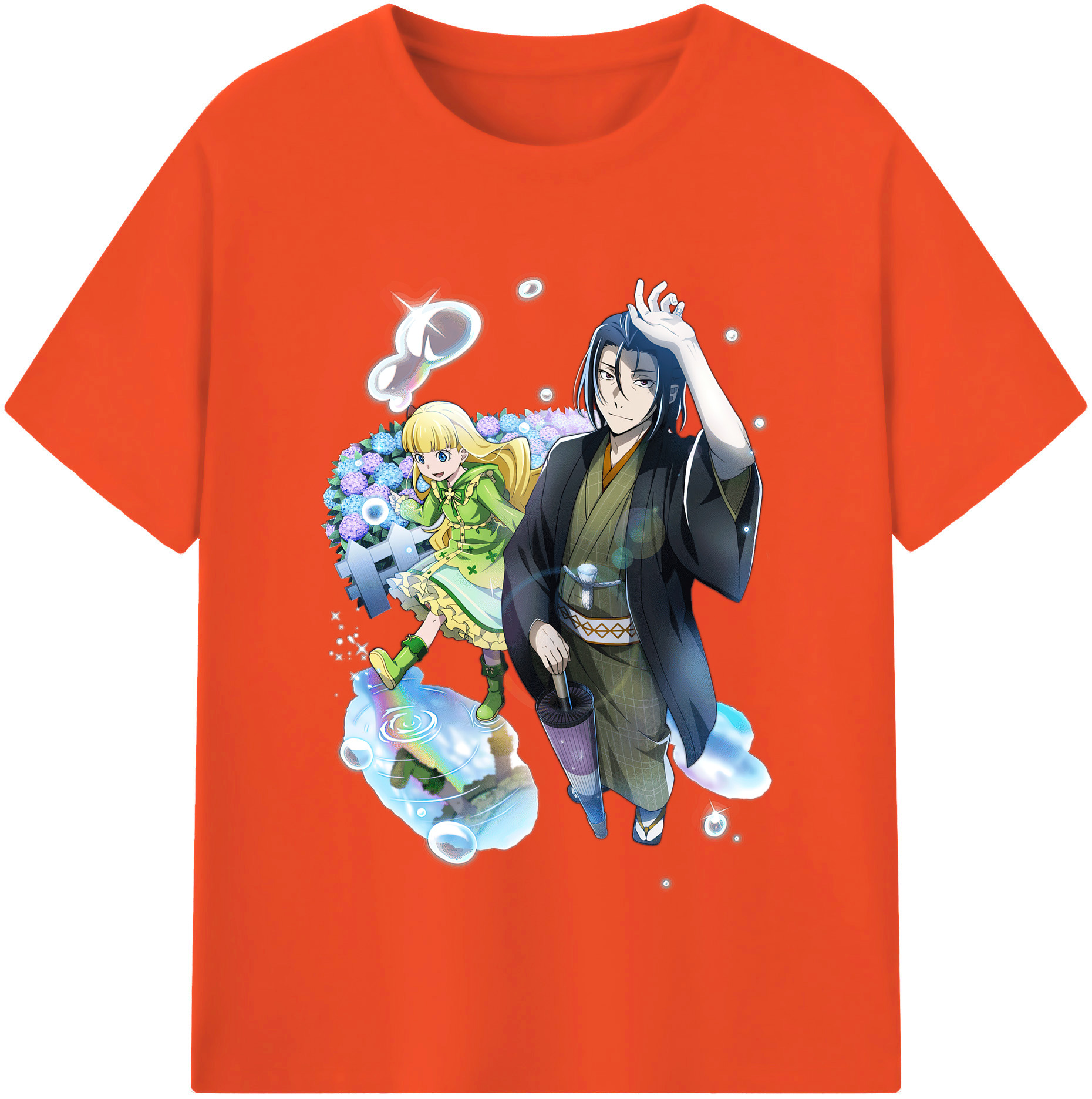 （画像用） 文豪ストレイドッグス Bungo Stray Dogs 綿100％半袖Tシャツ（フロントプリント）