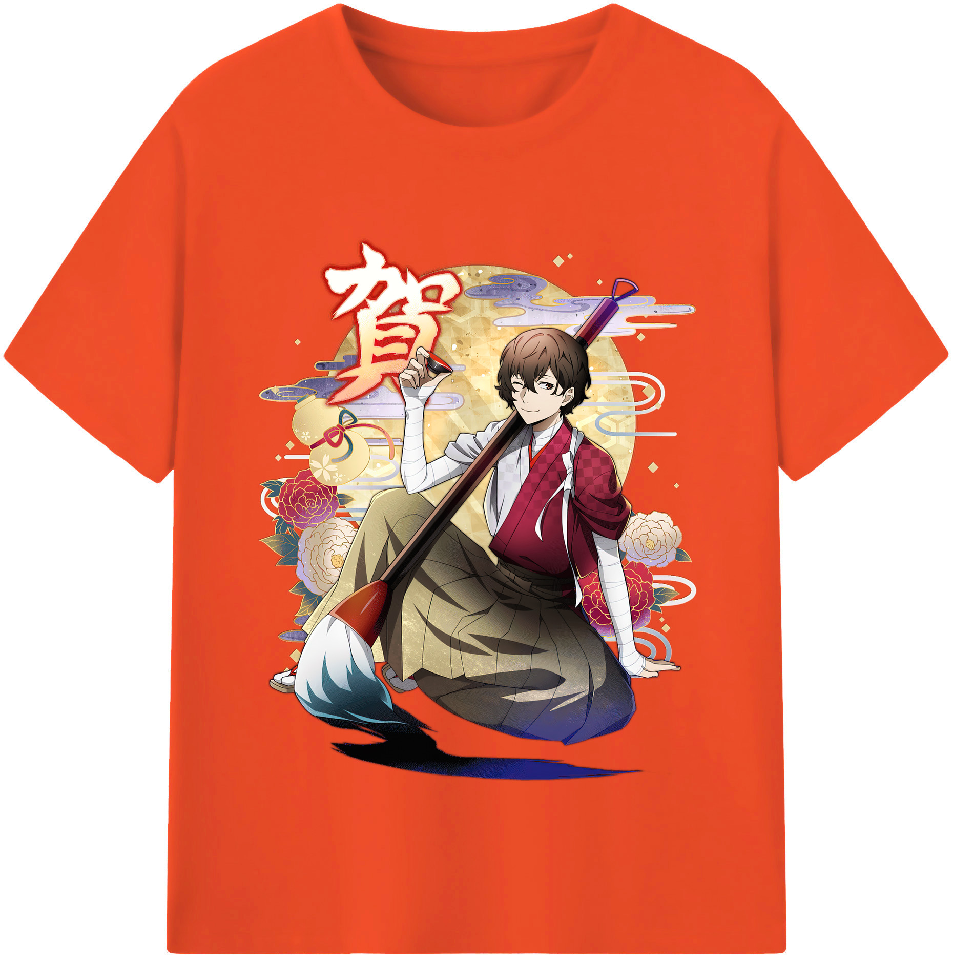 （画像用） 文豪ストレイドッグス Bungo Stray Dogs 綿100％半袖Tシャツ（フロントプリント）