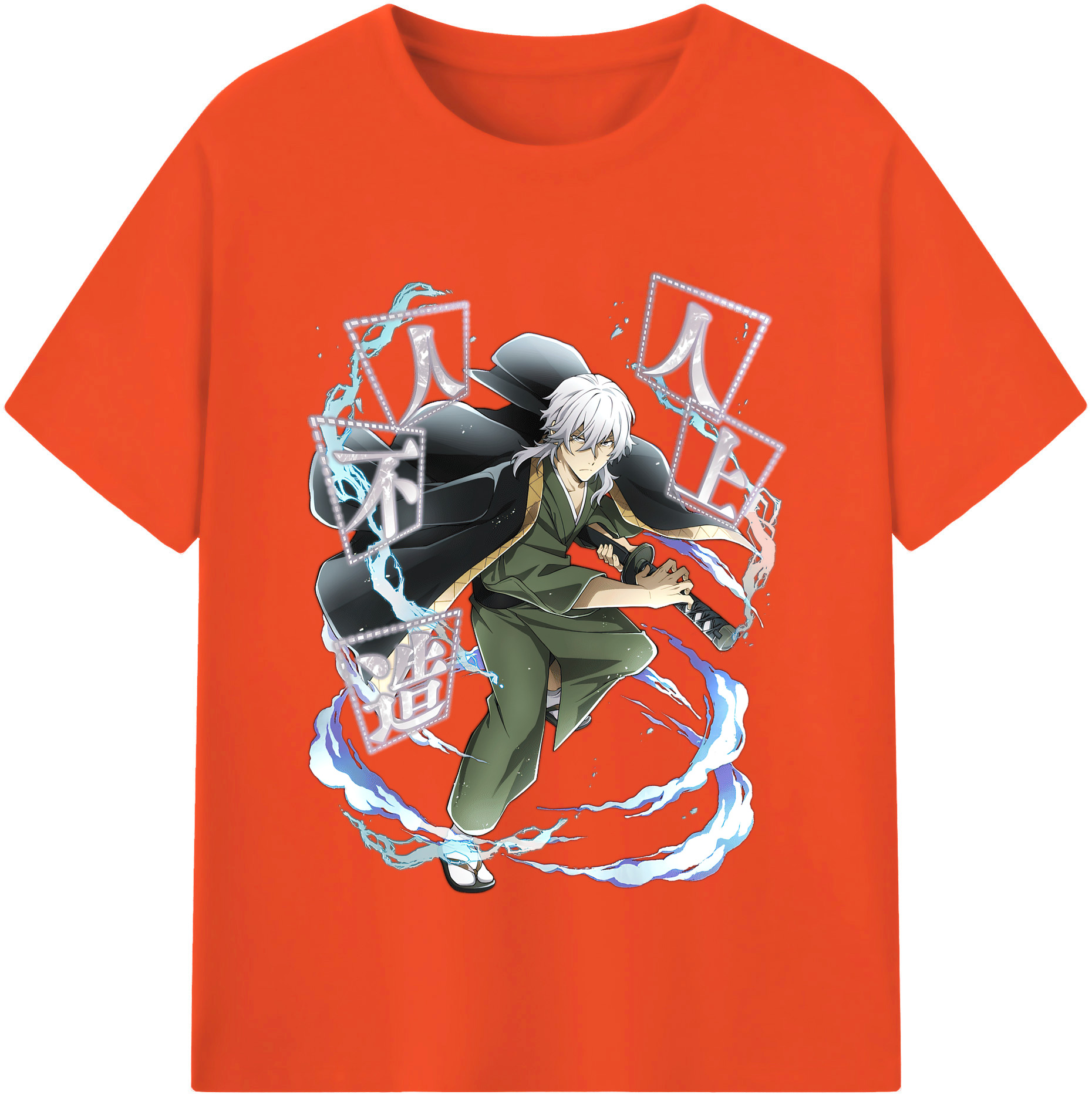 （画像用） 文豪ストレイドッグス Bungo Stray Dogs 綿100％半袖Tシャツ（フロントプリント）