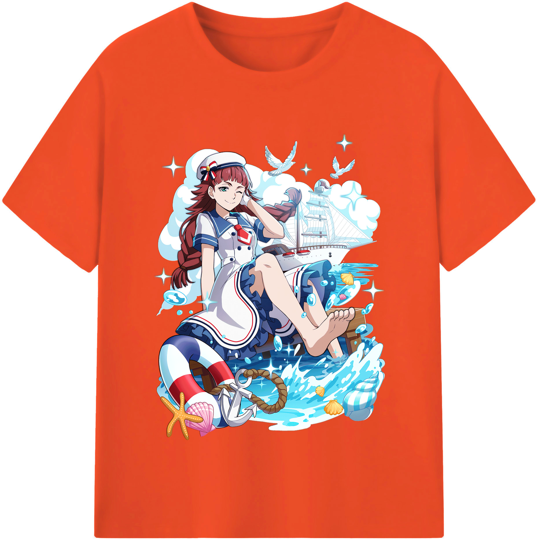 （画像用） 文豪ストレイドッグス Bungo Stray Dogs 綿100％半袖Tシャツ（フロントプリント）
