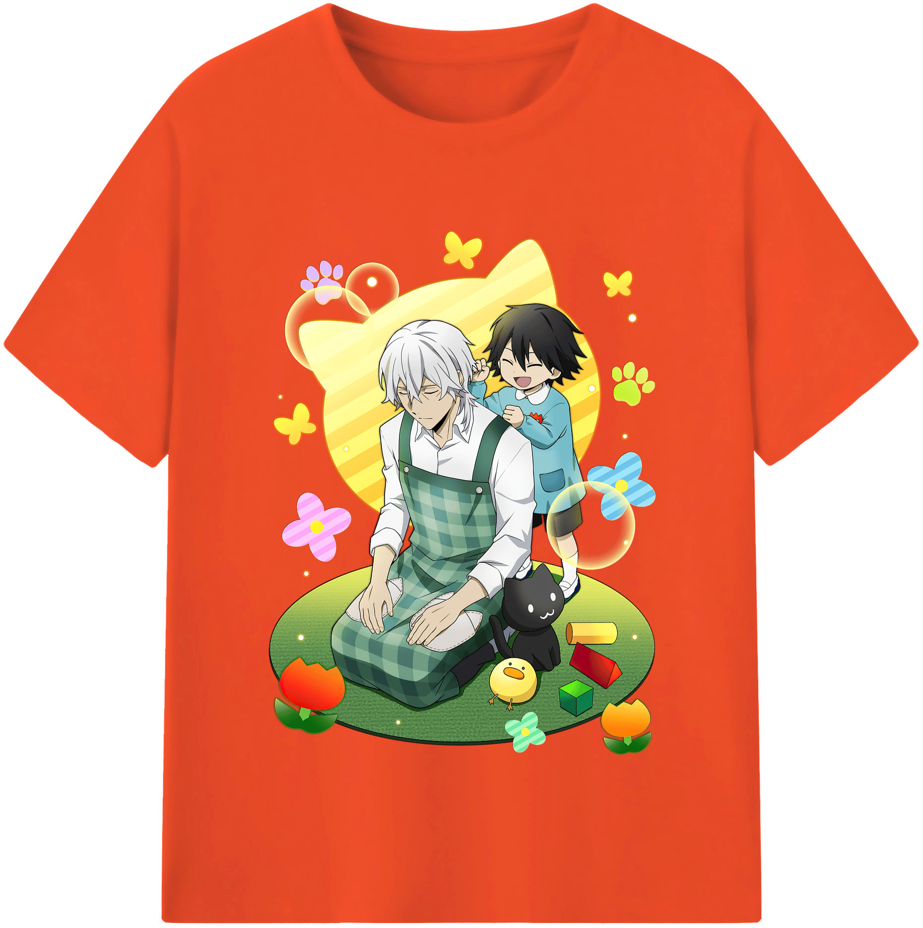 （画像用） 文豪ストレイドッグス Bungo Stray Dogs 綿100％半袖Tシャツ（フロントプリント）