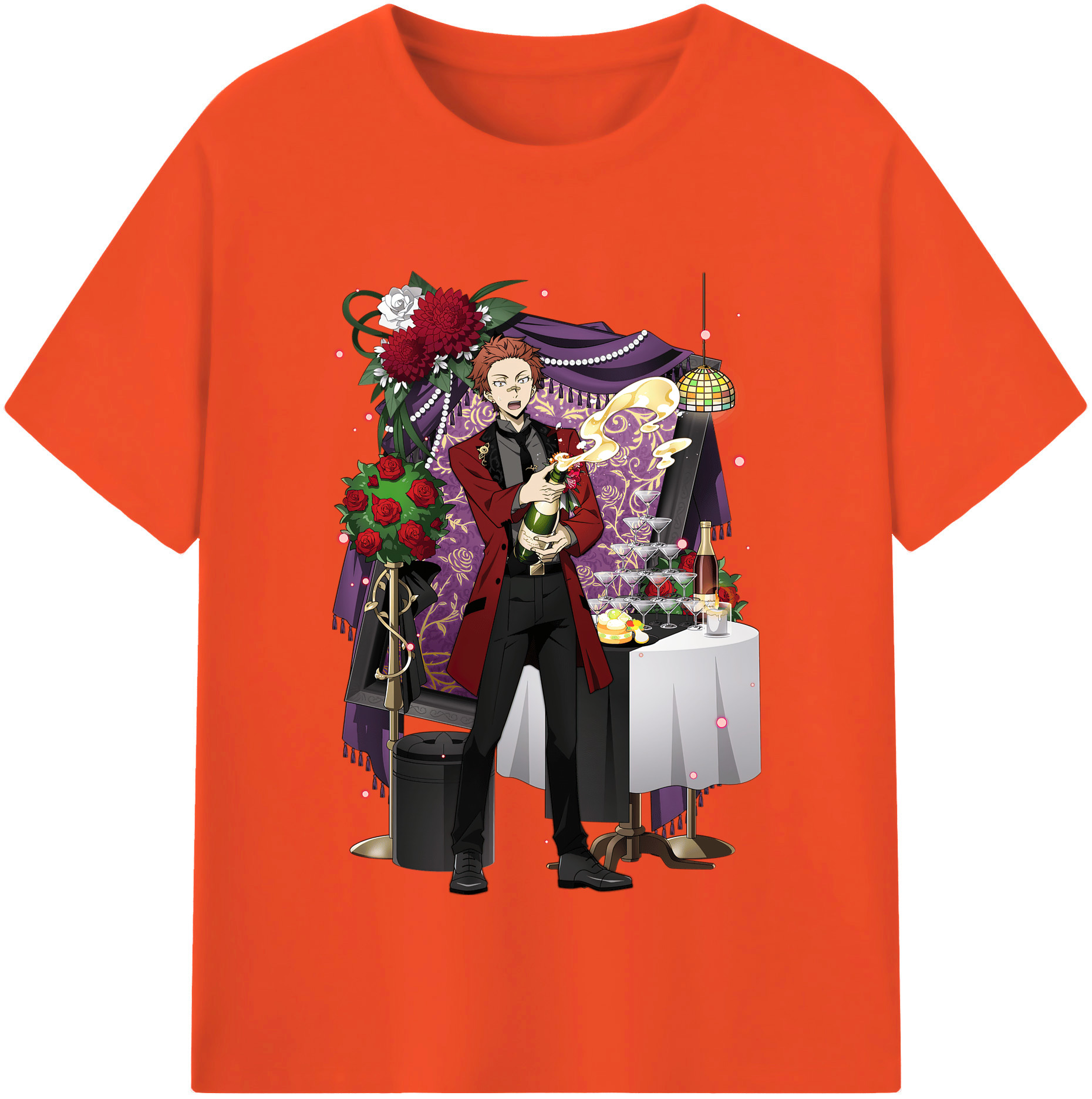 （画像用） 文豪ストレイドッグス Bungo Stray Dogs 綿100％半袖Tシャツ（フロントプリント）