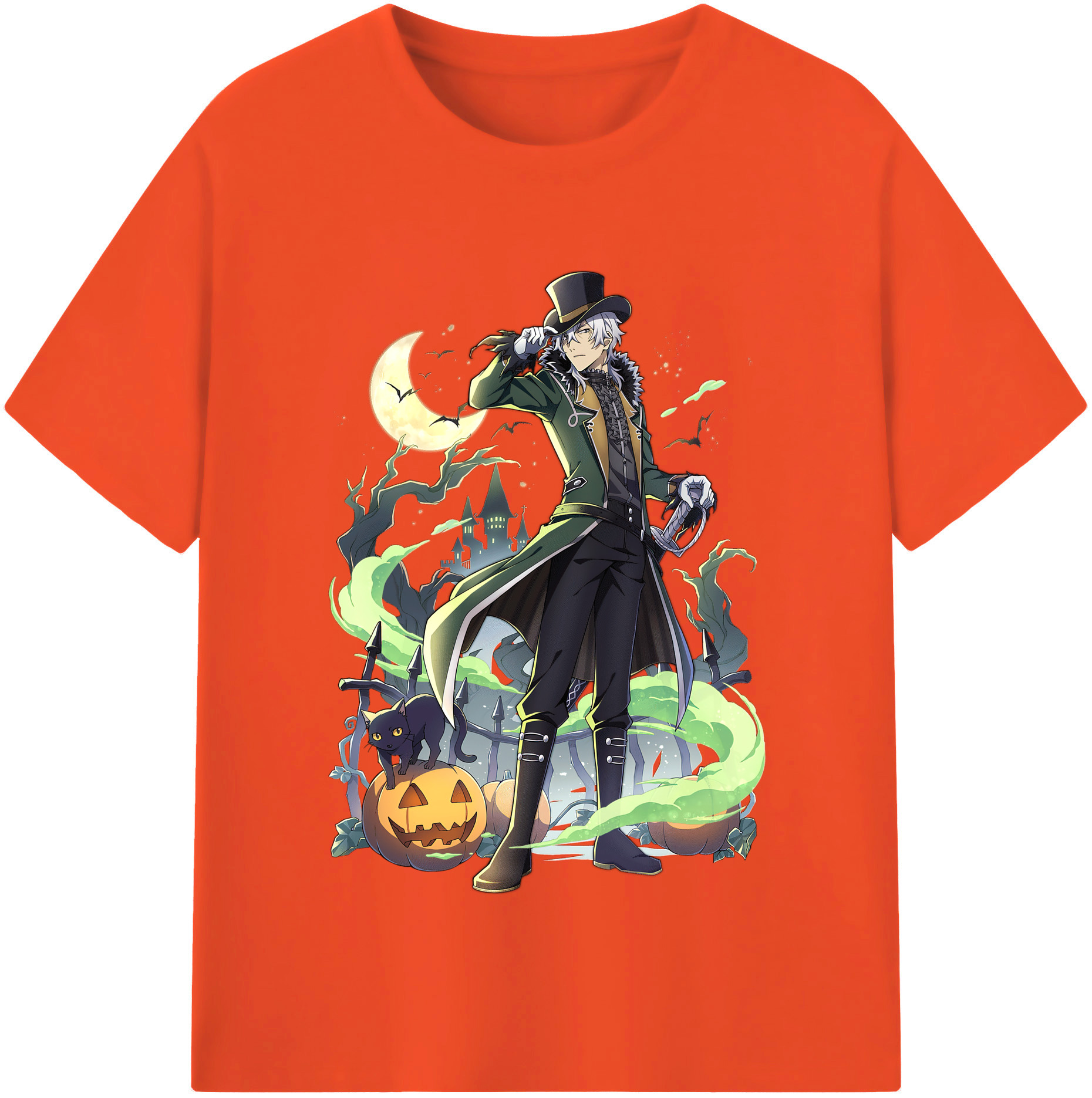 （画像用） 文豪ストレイドッグス Bungo Stray Dogs 綿100％半袖Tシャツ（フロントプリント）