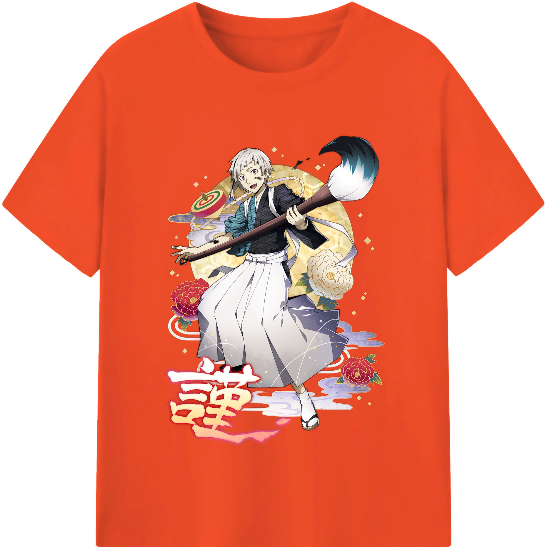 （画像用） 文豪ストレイドッグス Bungo Stray Dogs 綿100％半袖Tシャツ（フロントプリント）