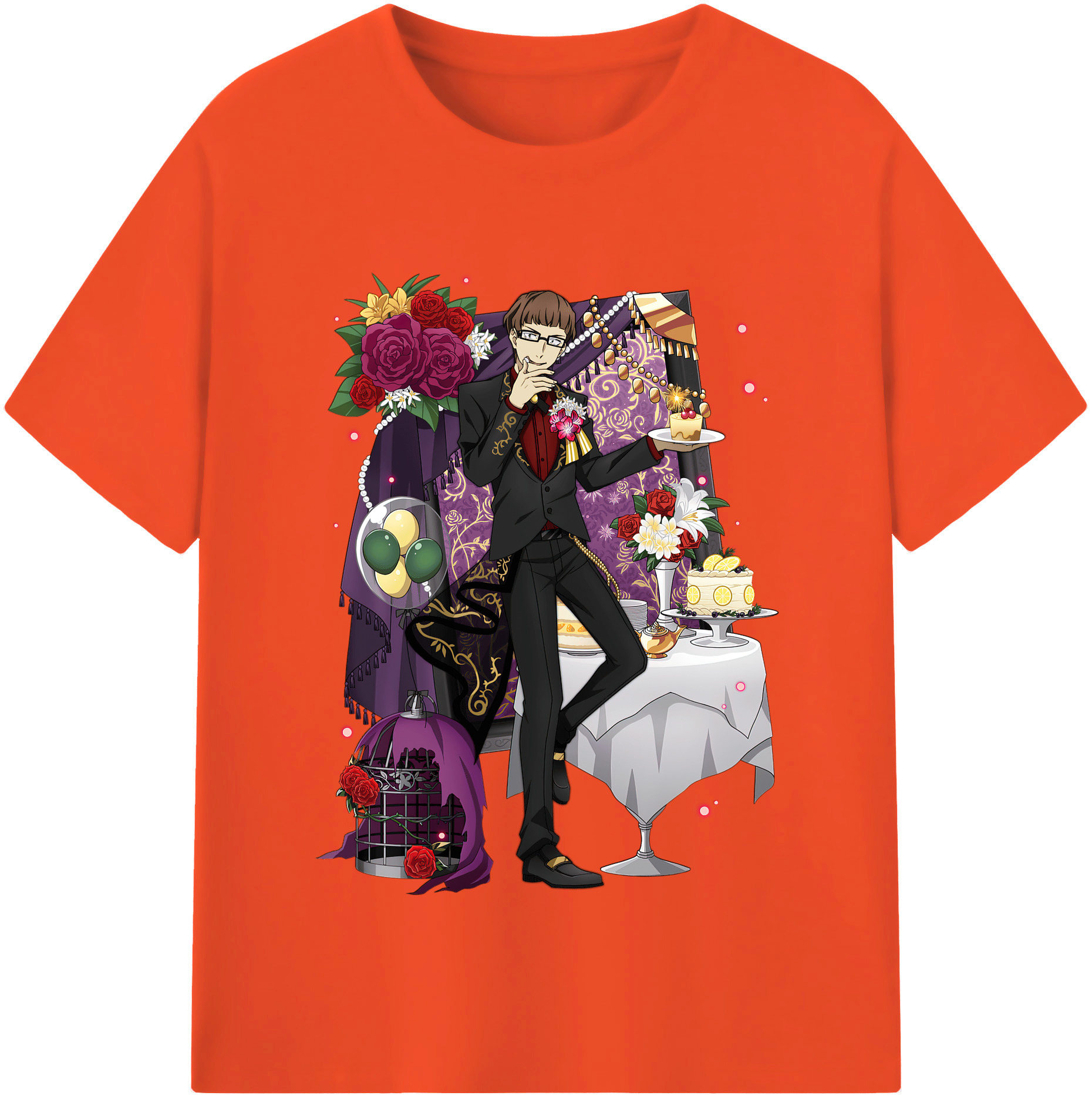 （画像用） 文豪ストレイドッグス Bungo Stray Dogs 綿100％半袖Tシャツ（フロントプリント）