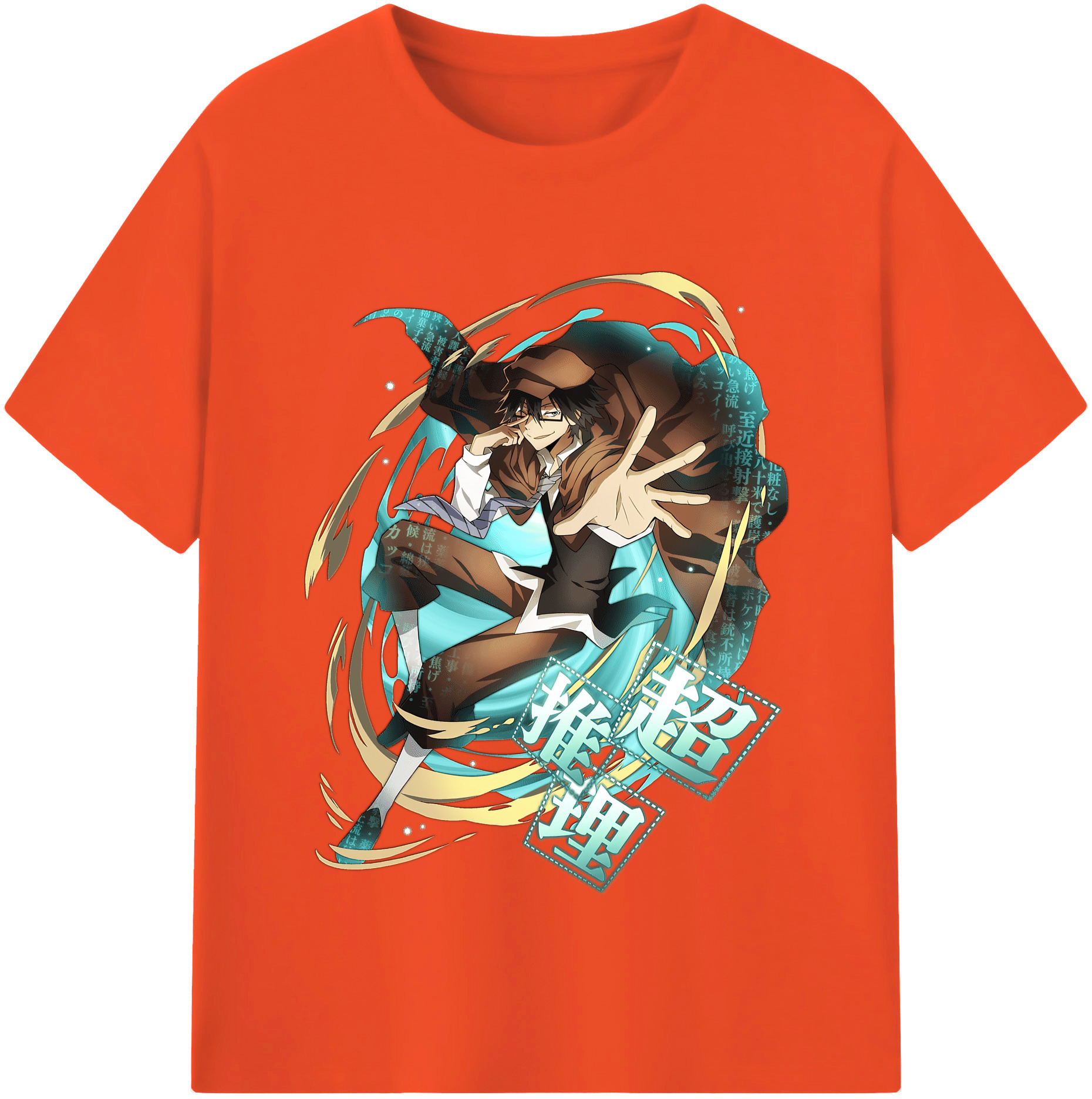 （画像用） 文豪ストレイドッグス Bungo Stray Dogs 綿100％半袖Tシャツ（フロントプリント）