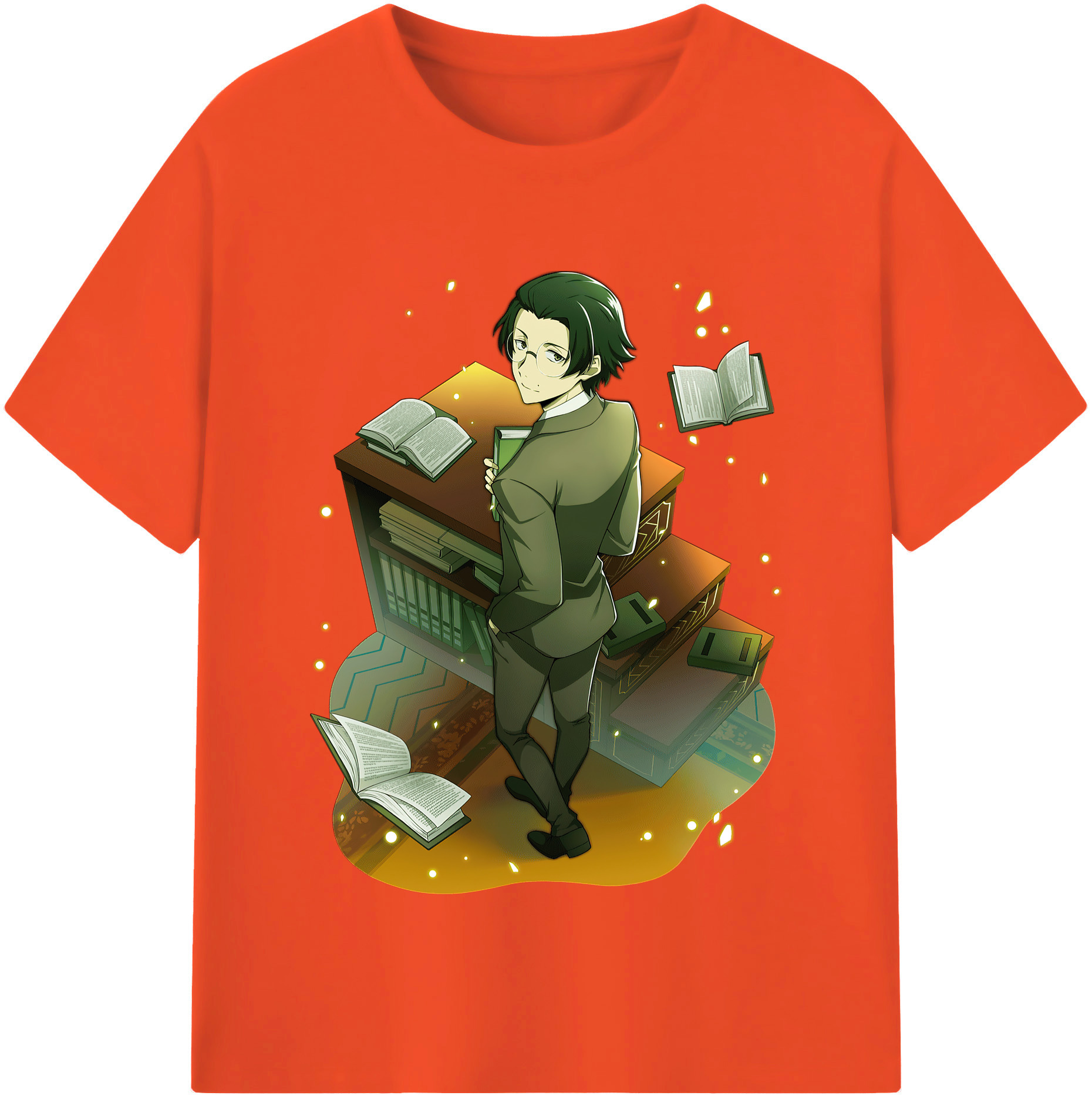 （画像用） 文豪ストレイドッグス Bungo Stray Dogs 綿100％半袖Tシャツ（フロントプリント）