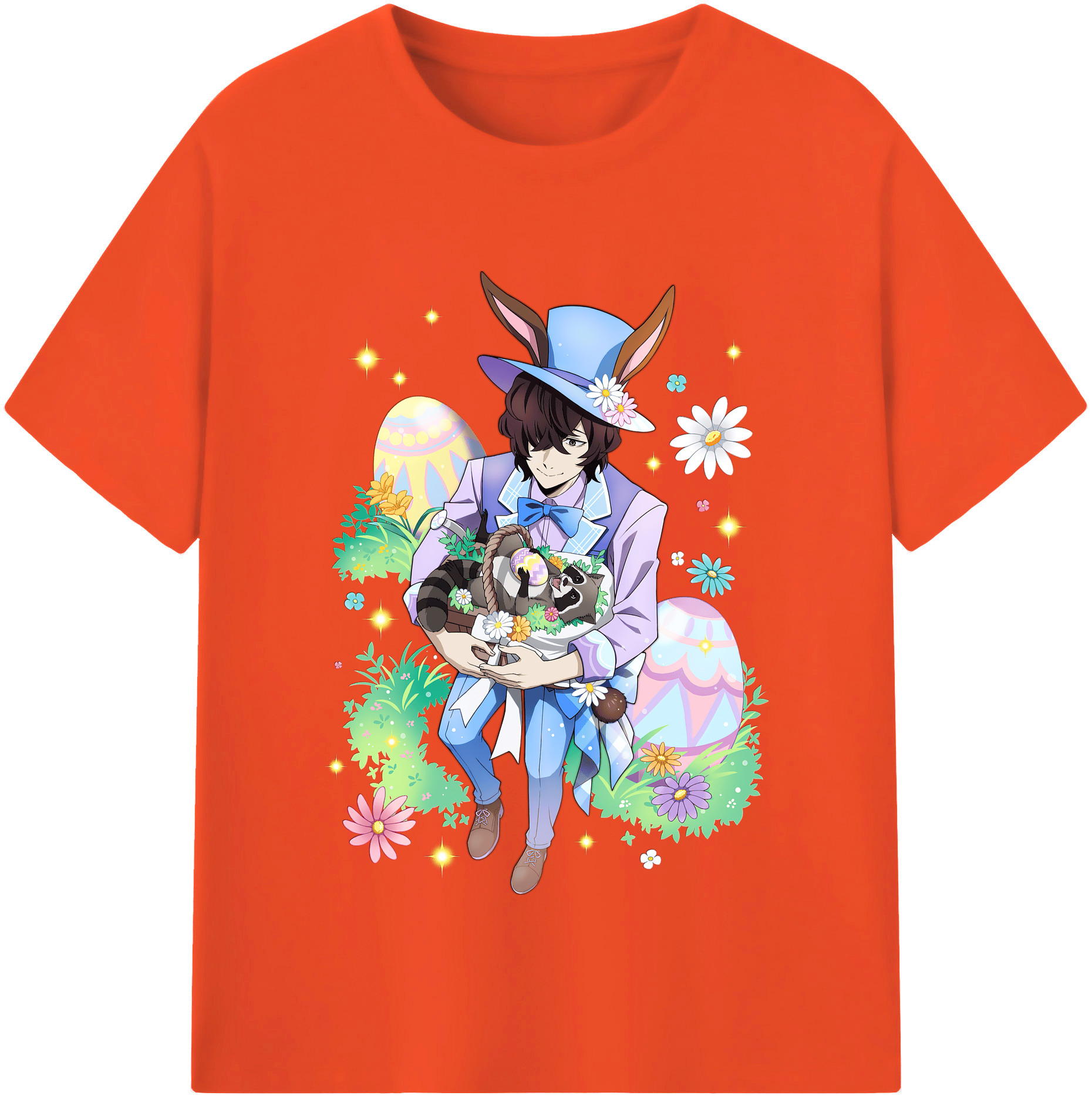 （画像用） 文豪ストレイドッグス Bungo Stray Dogs 綿100％半袖Tシャツ（フロントプリント）