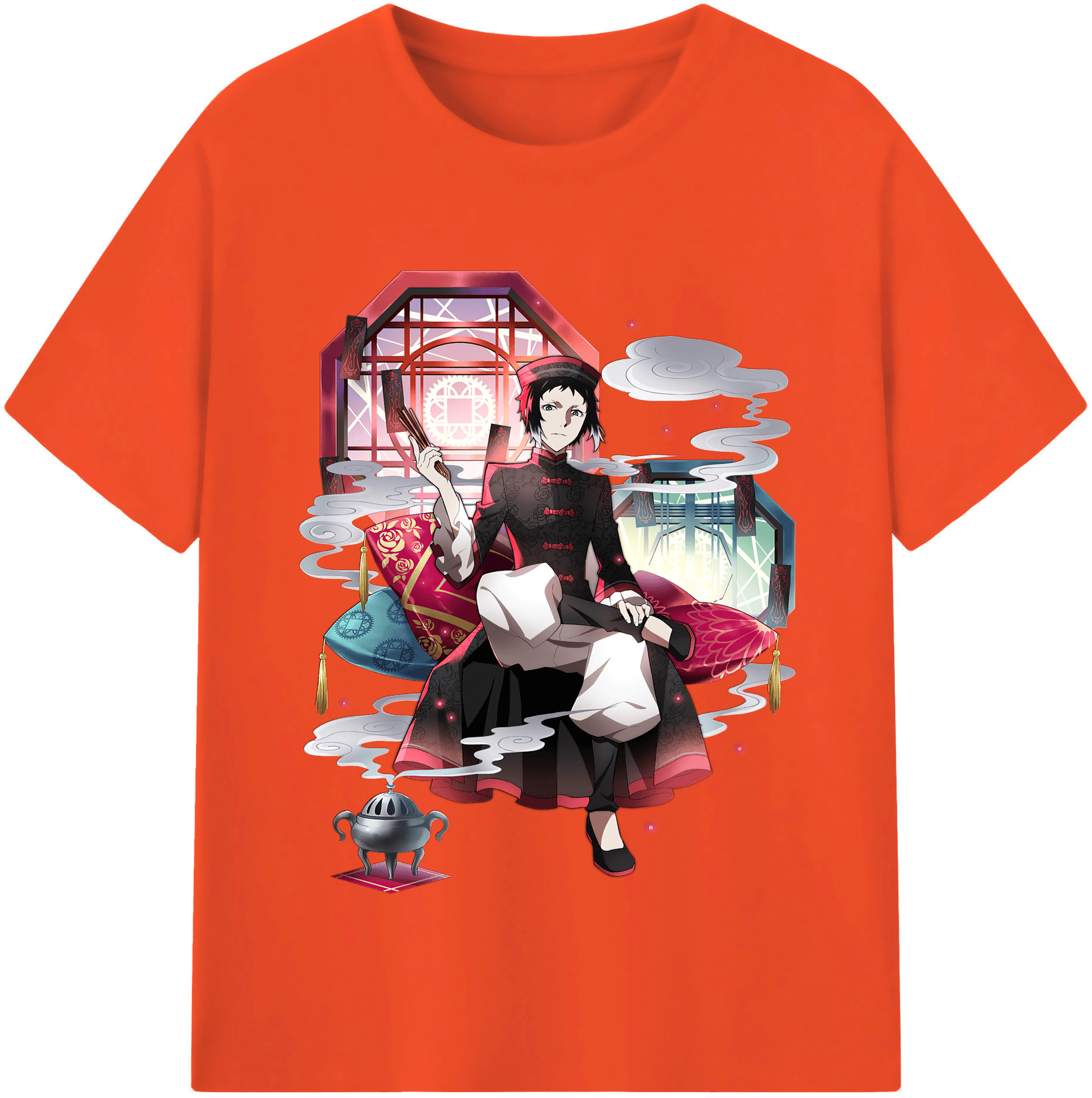 （画像用） 文豪ストレイドッグス Bungo Stray Dogs 綿100％半袖Tシャツ（フロントプリント）