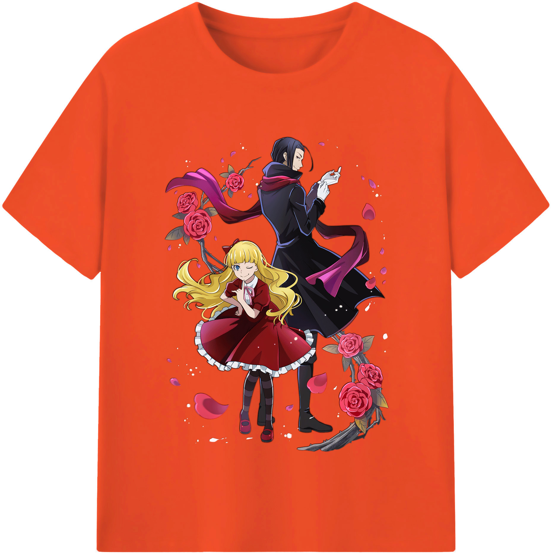 （画像用） 文豪ストレイドッグス Bungo Stray Dogs 綿100％半袖Tシャツ（フロントプリント）