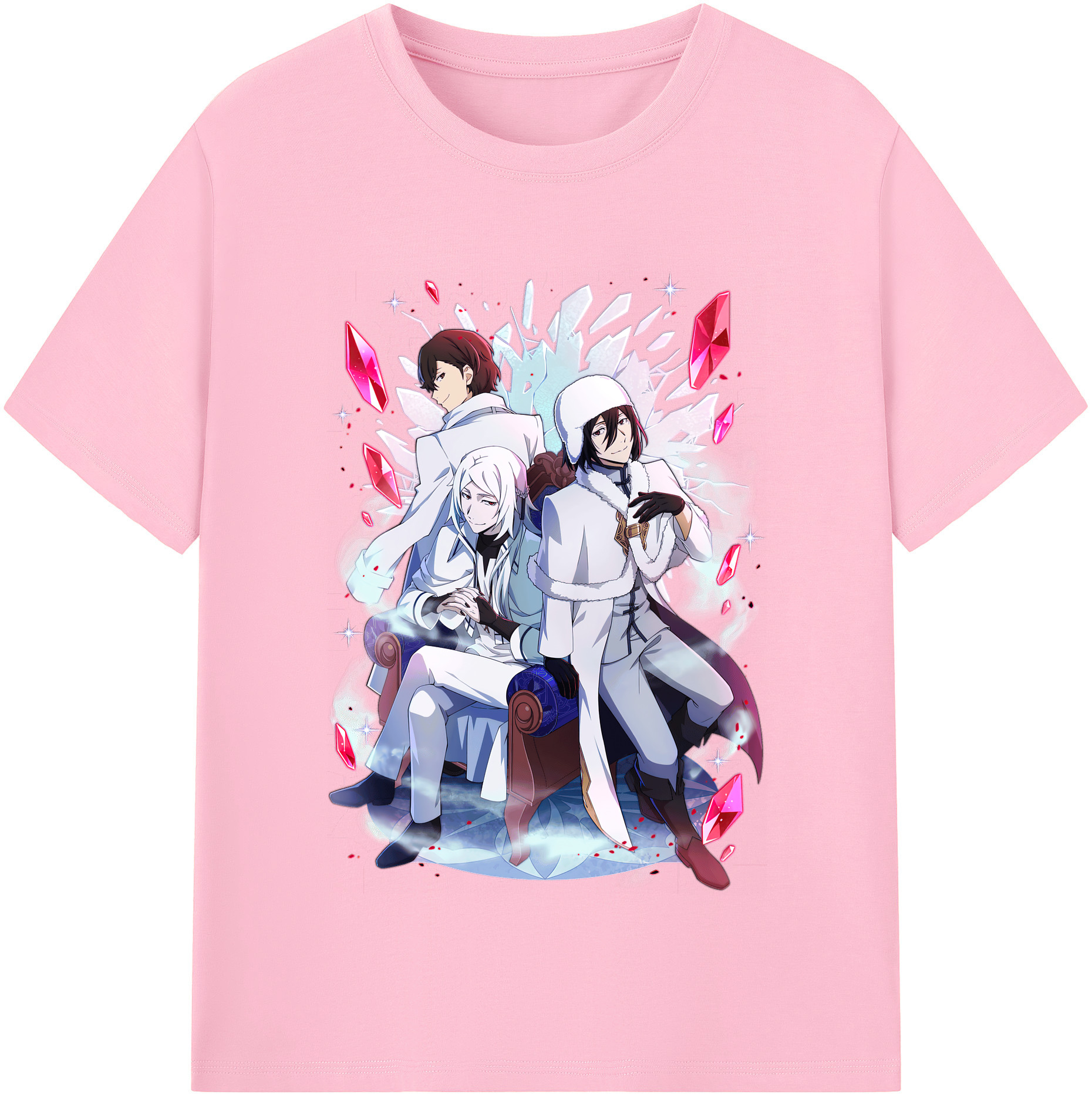 （画像用） 文豪ストレイドッグス Bungo Stray Dogs 綿100％半袖Tシャツ（フロントプリント）