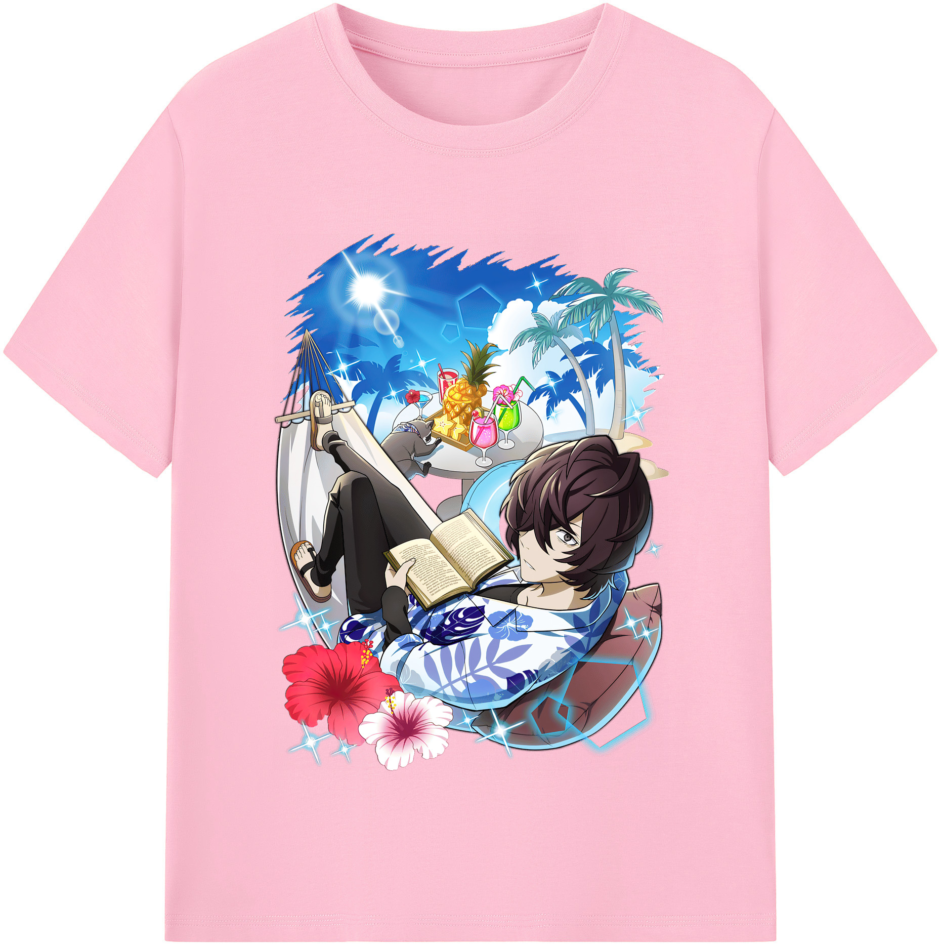（画像用） 文豪ストレイドッグス Bungo Stray Dogs 綿100％半袖Tシャツ（フロントプリント）