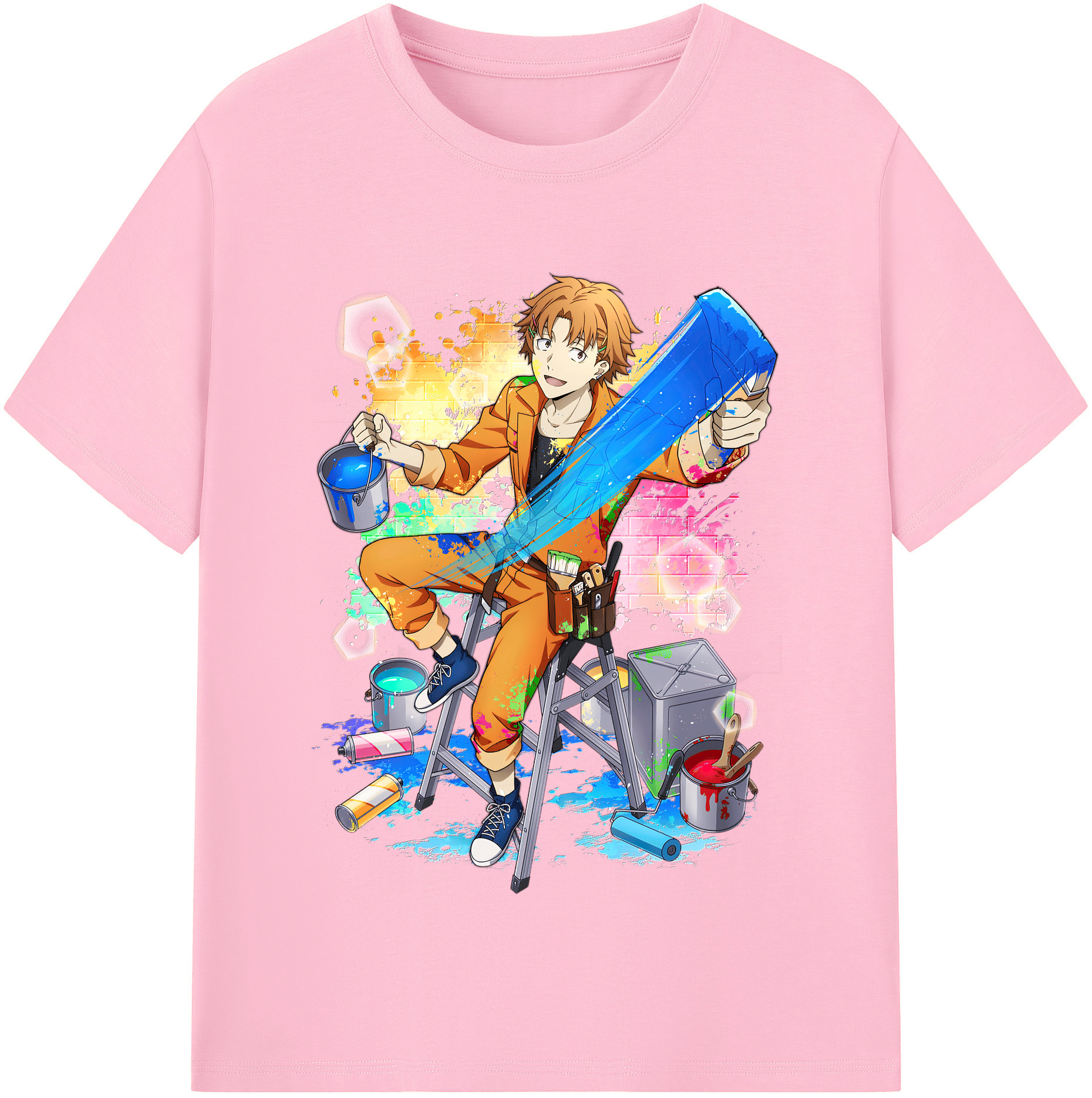 （画像用） 文豪ストレイドッグス Bungo Stray Dogs 綿100％半袖Tシャツ（フロントプリント）