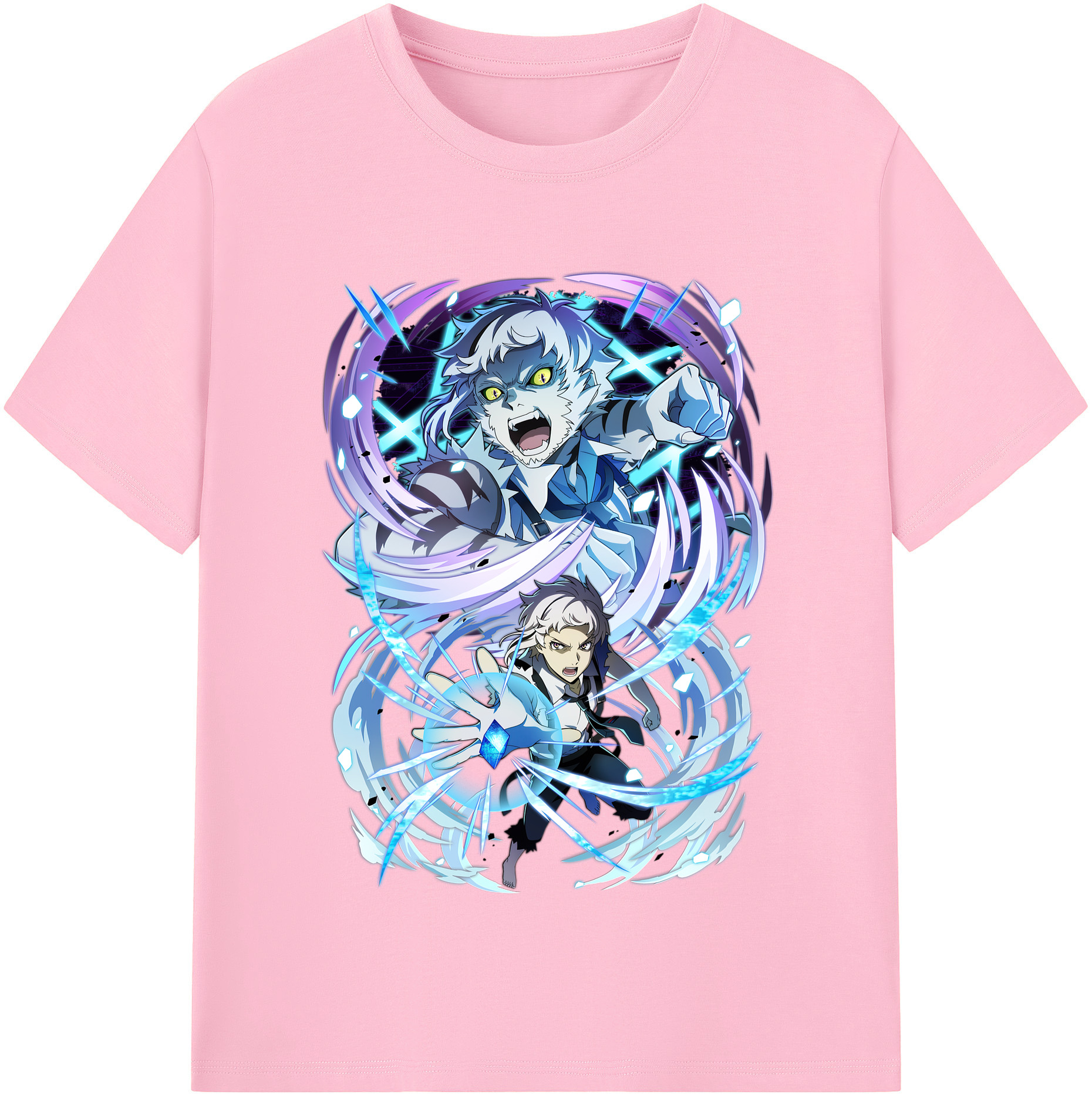（画像用） 文豪ストレイドッグス Bungo Stray Dogs 綿100％半袖Tシャツ（フロントプリント）