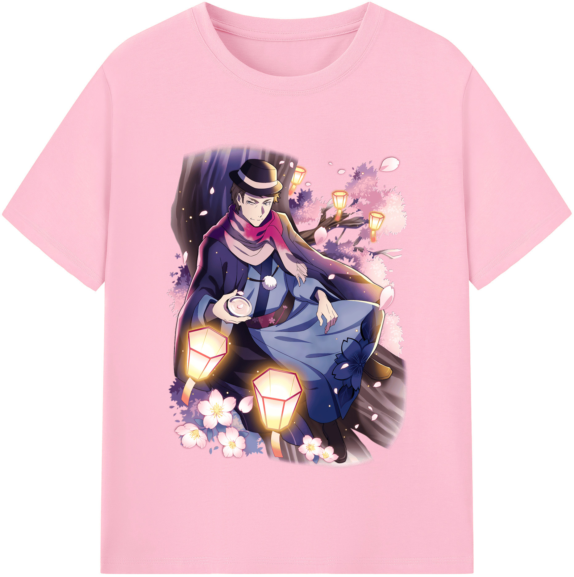 （画像用） 文豪ストレイドッグス Bungo Stray Dogs 綿100％半袖Tシャツ（フロントプリント）
