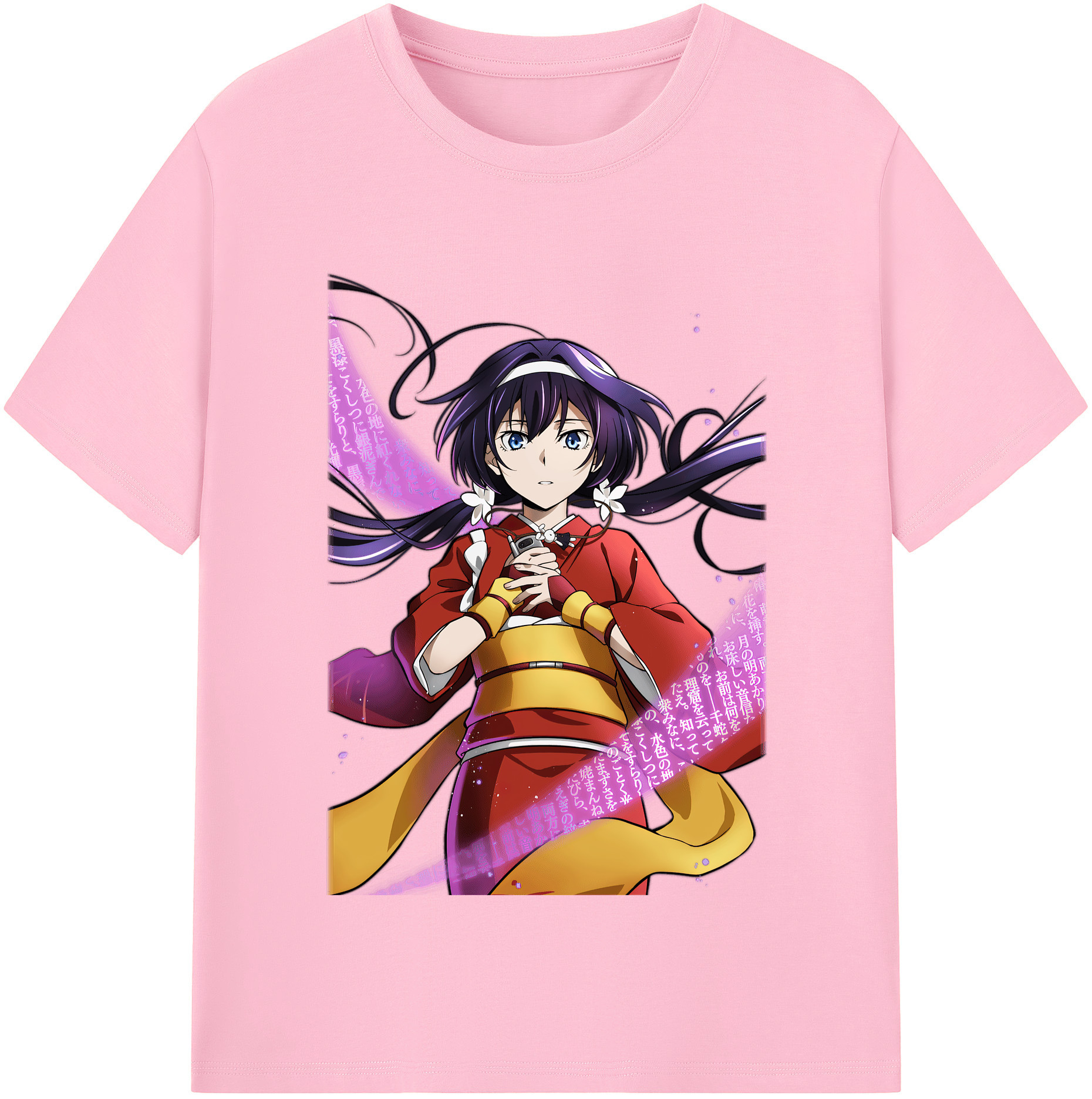 （画像用） 文豪ストレイドッグス Bungo Stray Dogs 綿100％半袖Tシャツ（フロントプリント）