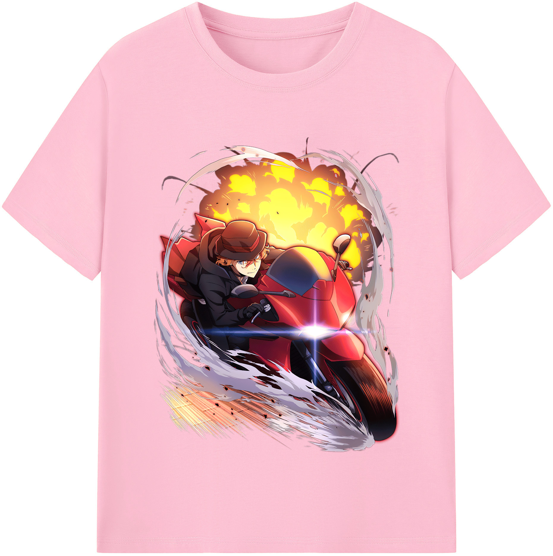 （画像用） 文豪ストレイドッグス Bungo Stray Dogs 綿100％半袖Tシャツ（フロントプリント）