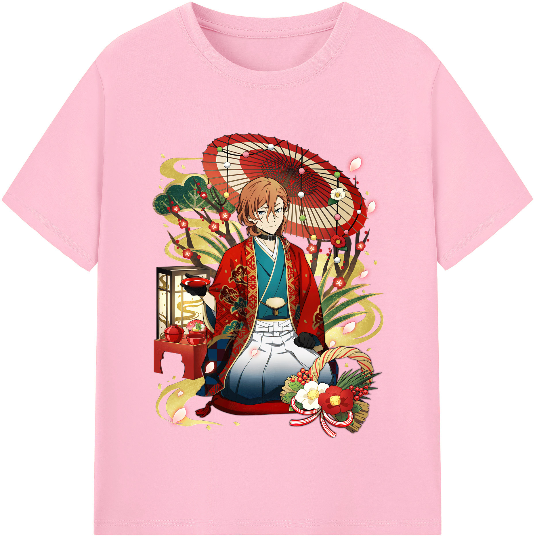 （画像用） 文豪ストレイドッグス Bungo Stray Dogs 綿100％半袖Tシャツ（フロントプリント）