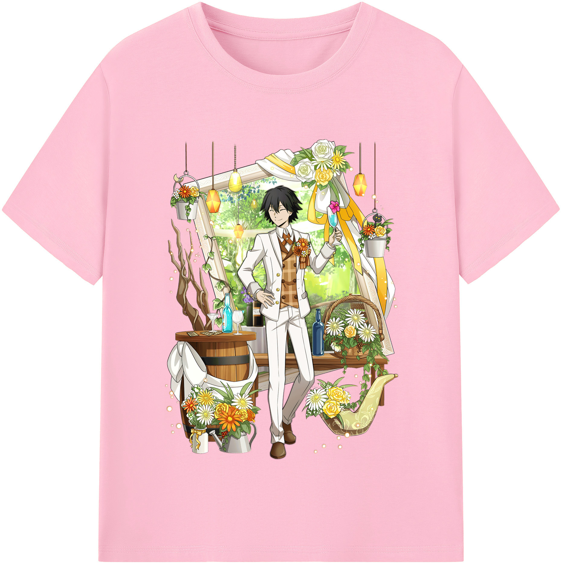 （画像用） 文豪ストレイドッグス Bungo Stray Dogs 綿100％半袖Tシャツ（フロントプリント）