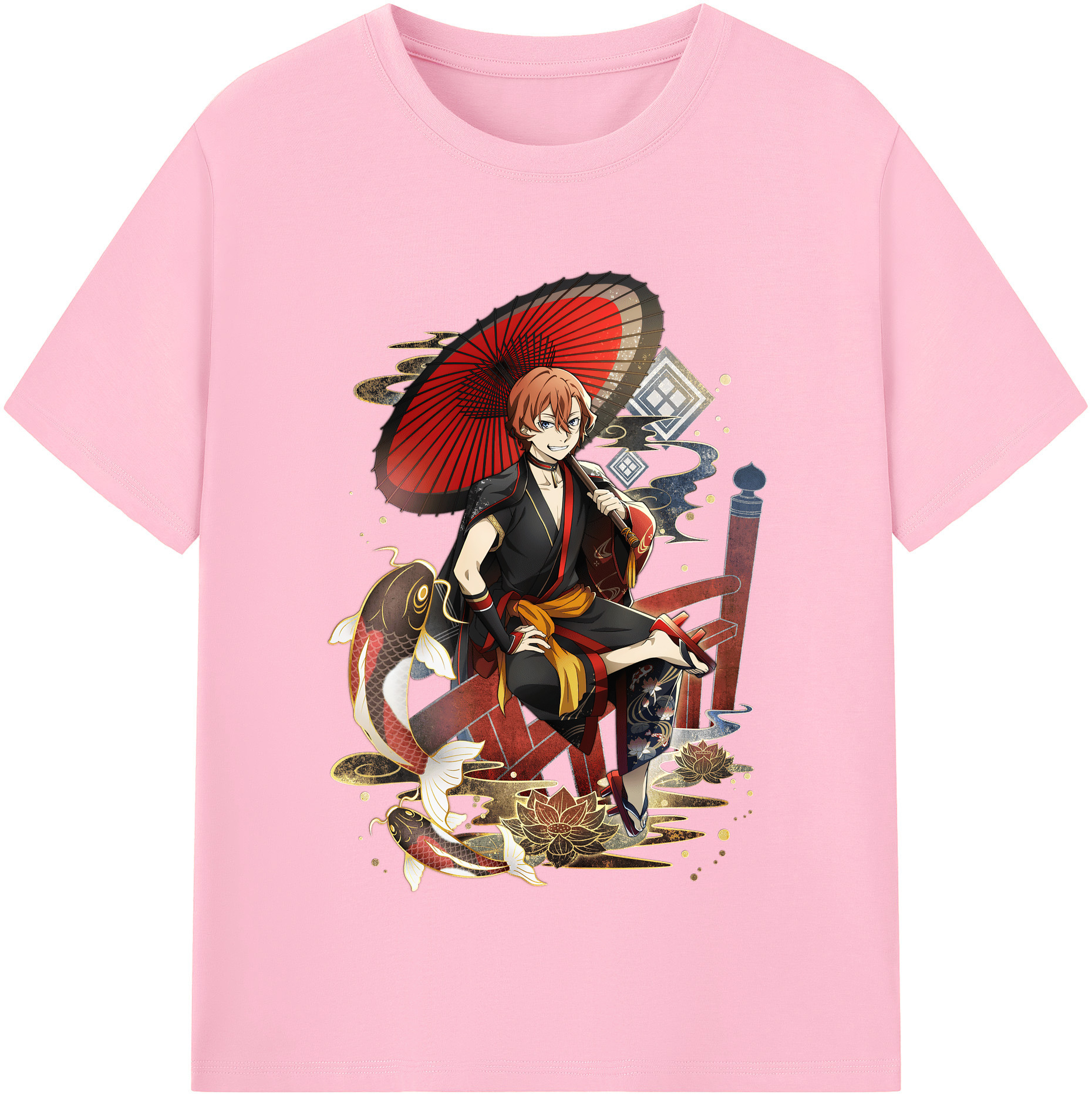 （画像用） 文豪ストレイドッグス Bungo Stray Dogs 綿100％半袖Tシャツ（フロントプリント）