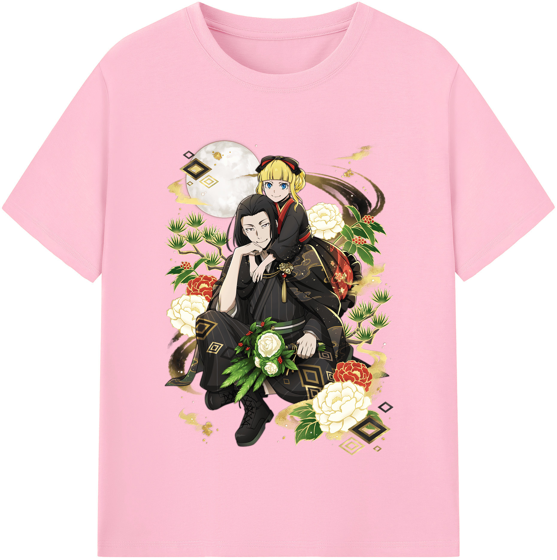 （画像用） 文豪ストレイドッグス Bungo Stray Dogs 綿100％半袖Tシャツ（フロントプリント）