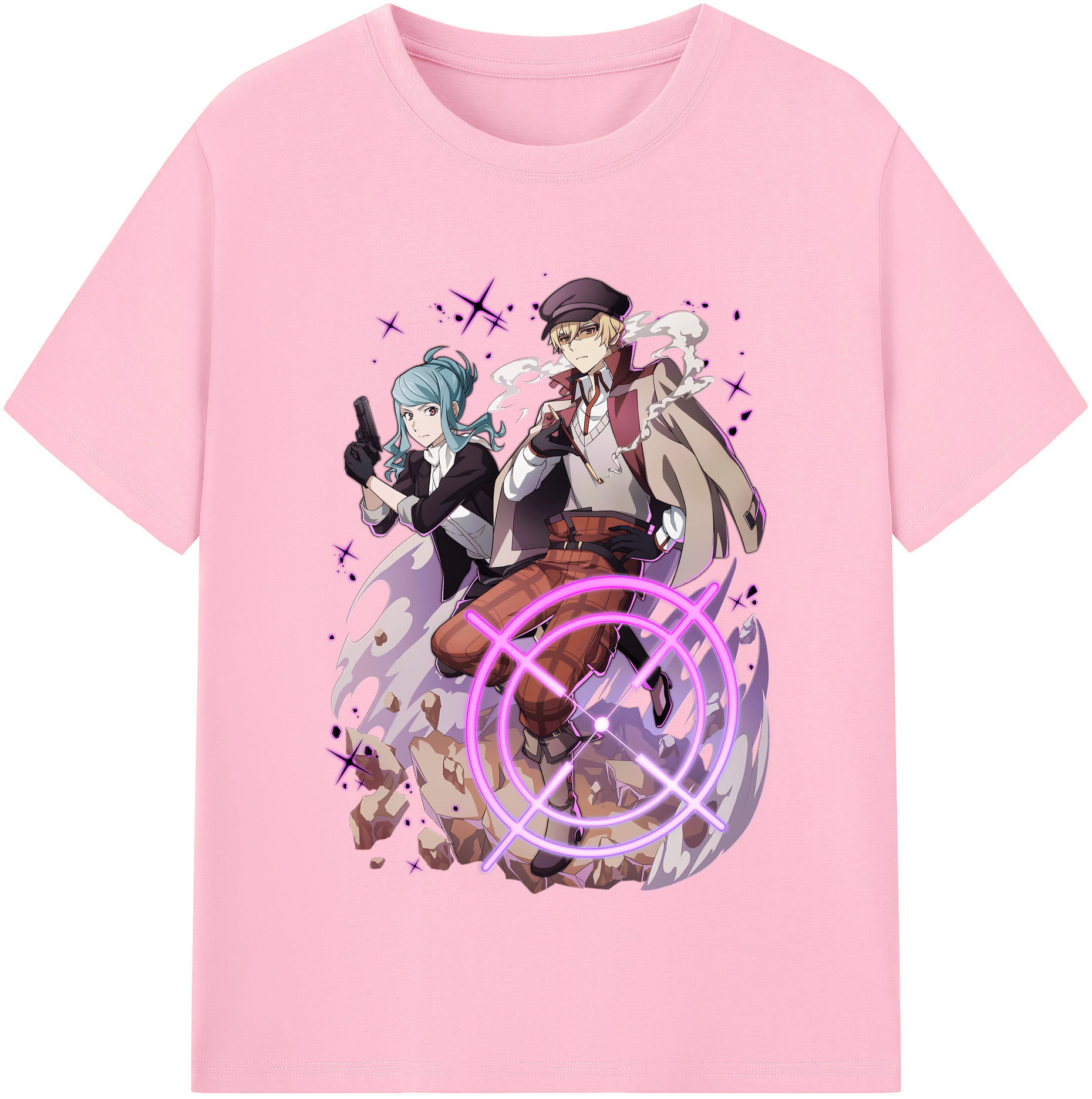 （画像用） 文豪ストレイドッグス Bungo Stray Dogs 綿100％半袖Tシャツ（フロントプリント）