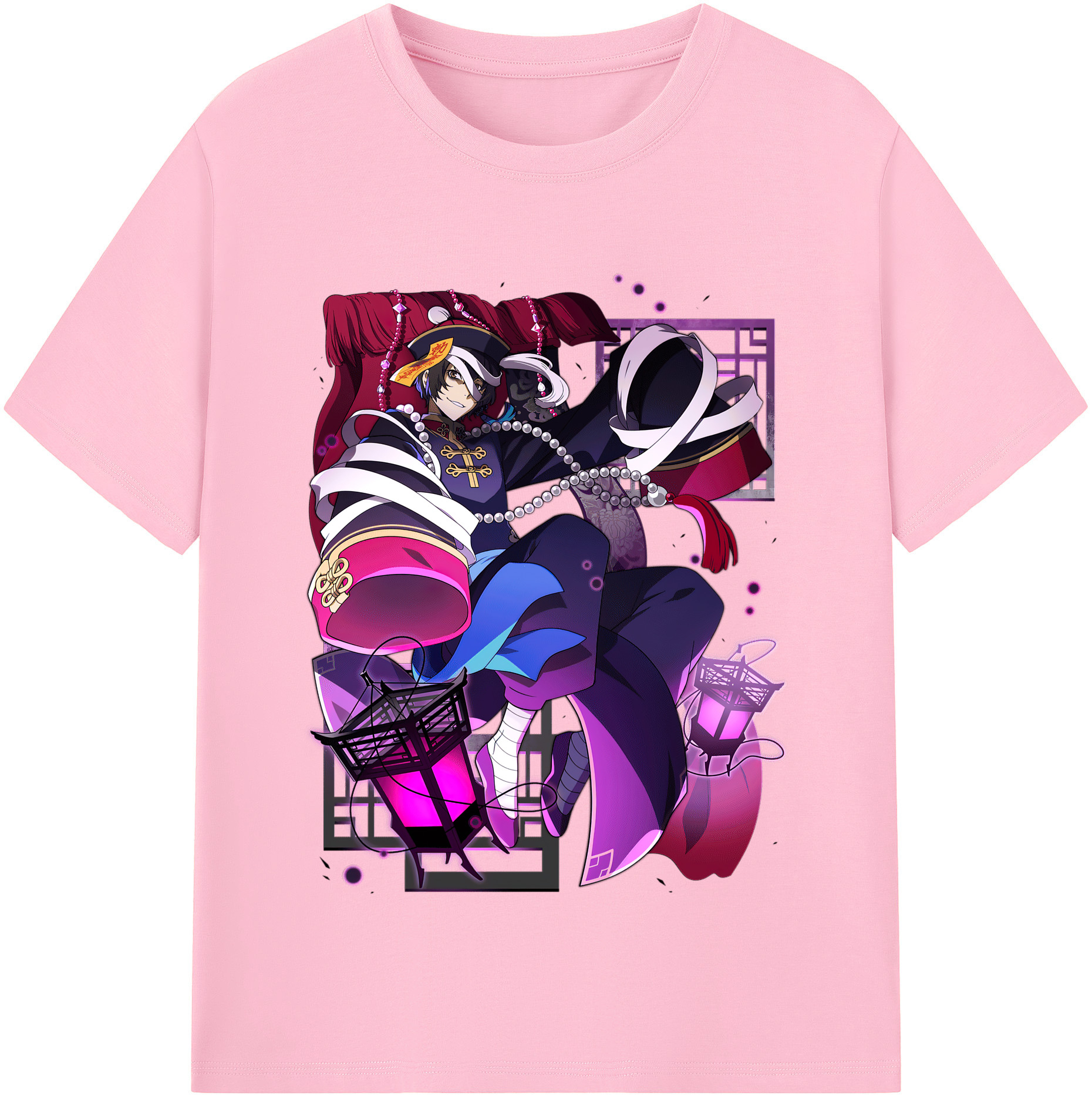 （画像用） 文豪ストレイドッグス Bungo Stray Dogs 綿100％半袖Tシャツ（フロントプリント）