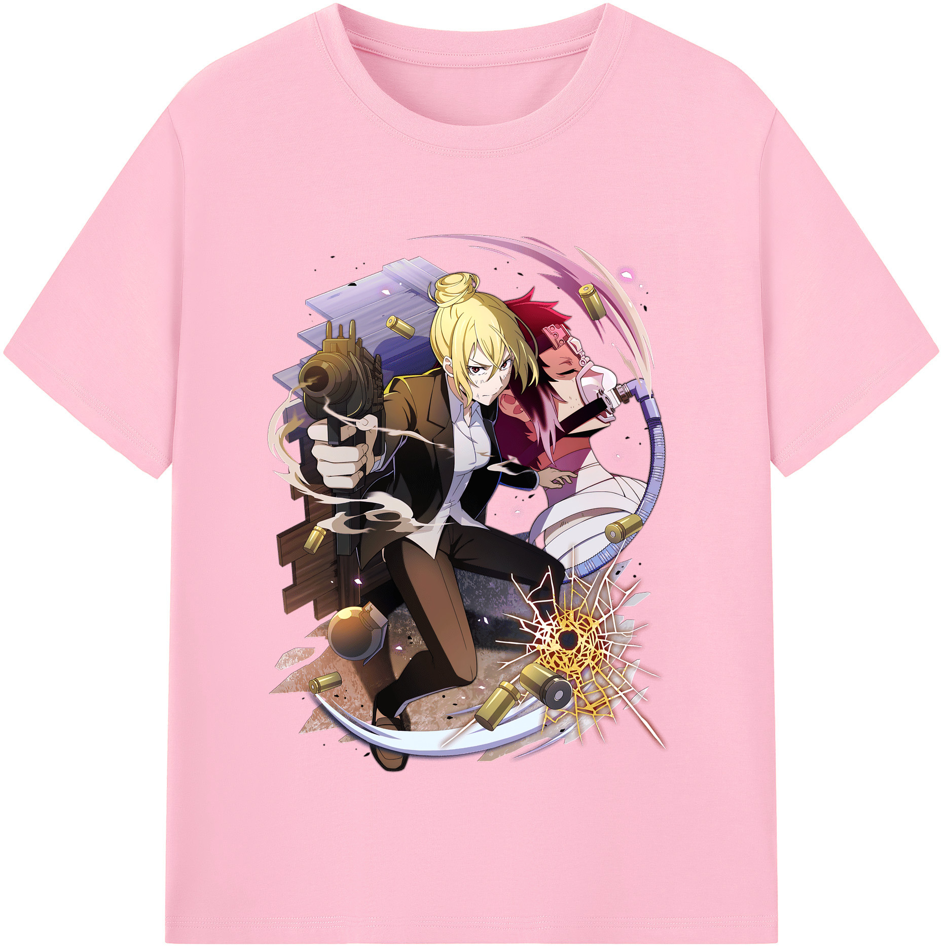 （画像用） 文豪ストレイドッグス Bungo Stray Dogs 綿100％半袖Tシャツ（フロントプリント）