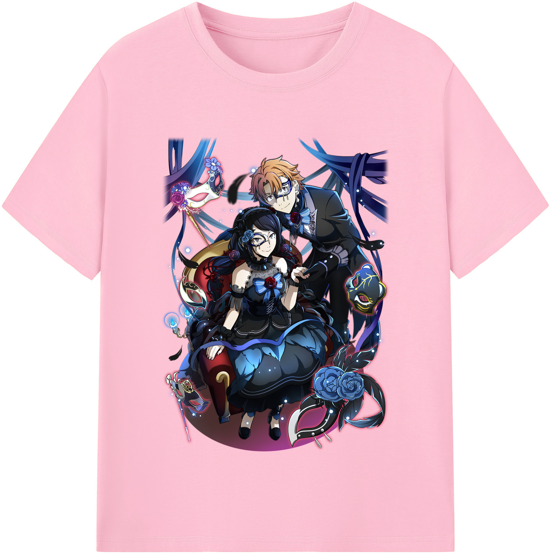 （画像用） 文豪ストレイドッグス Bungo Stray Dogs 綿100％半袖Tシャツ（フロントプリント）