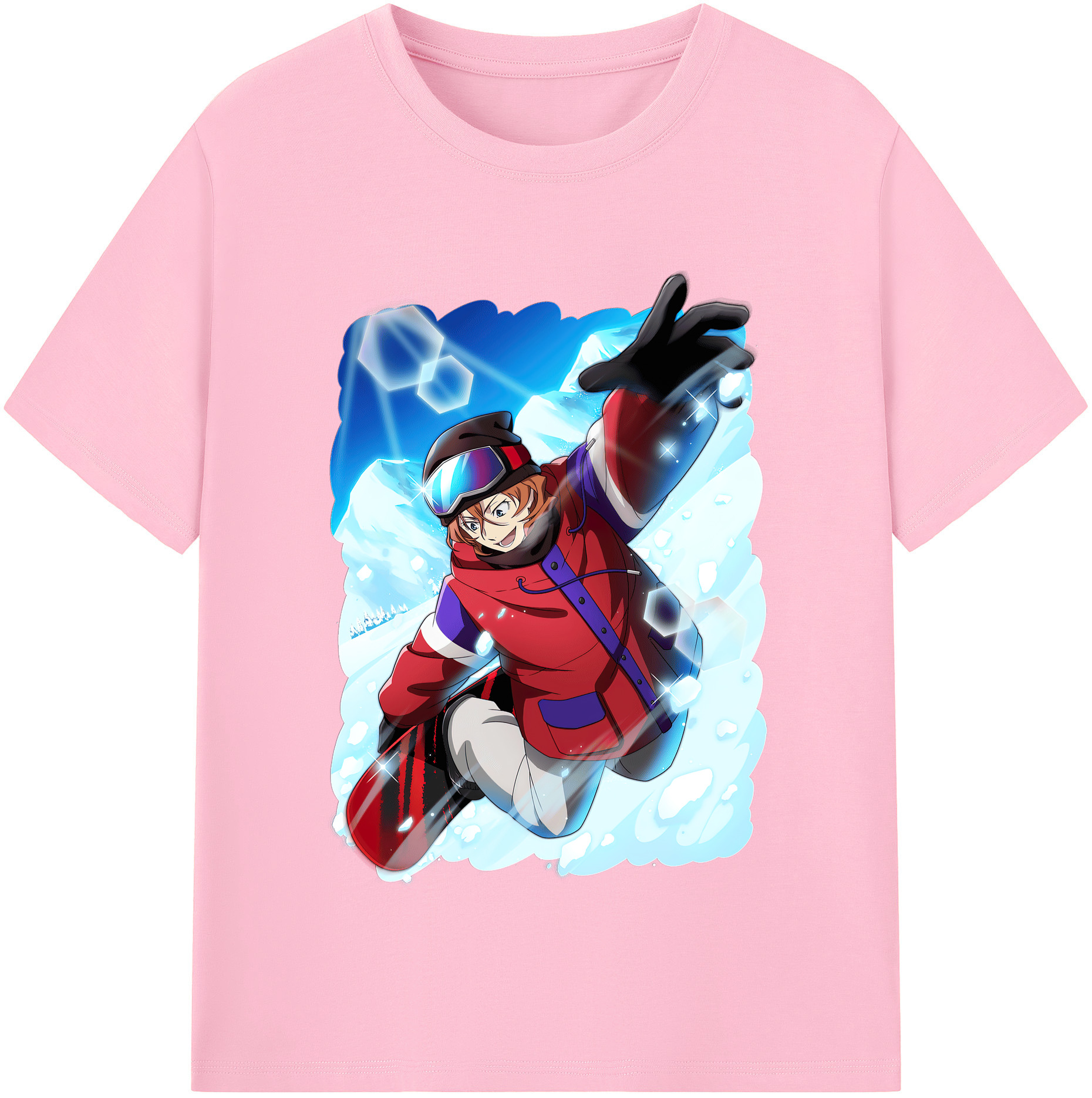 （画像用） 文豪ストレイドッグス Bungo Stray Dogs 綿100％半袖Tシャツ（フロントプリント）