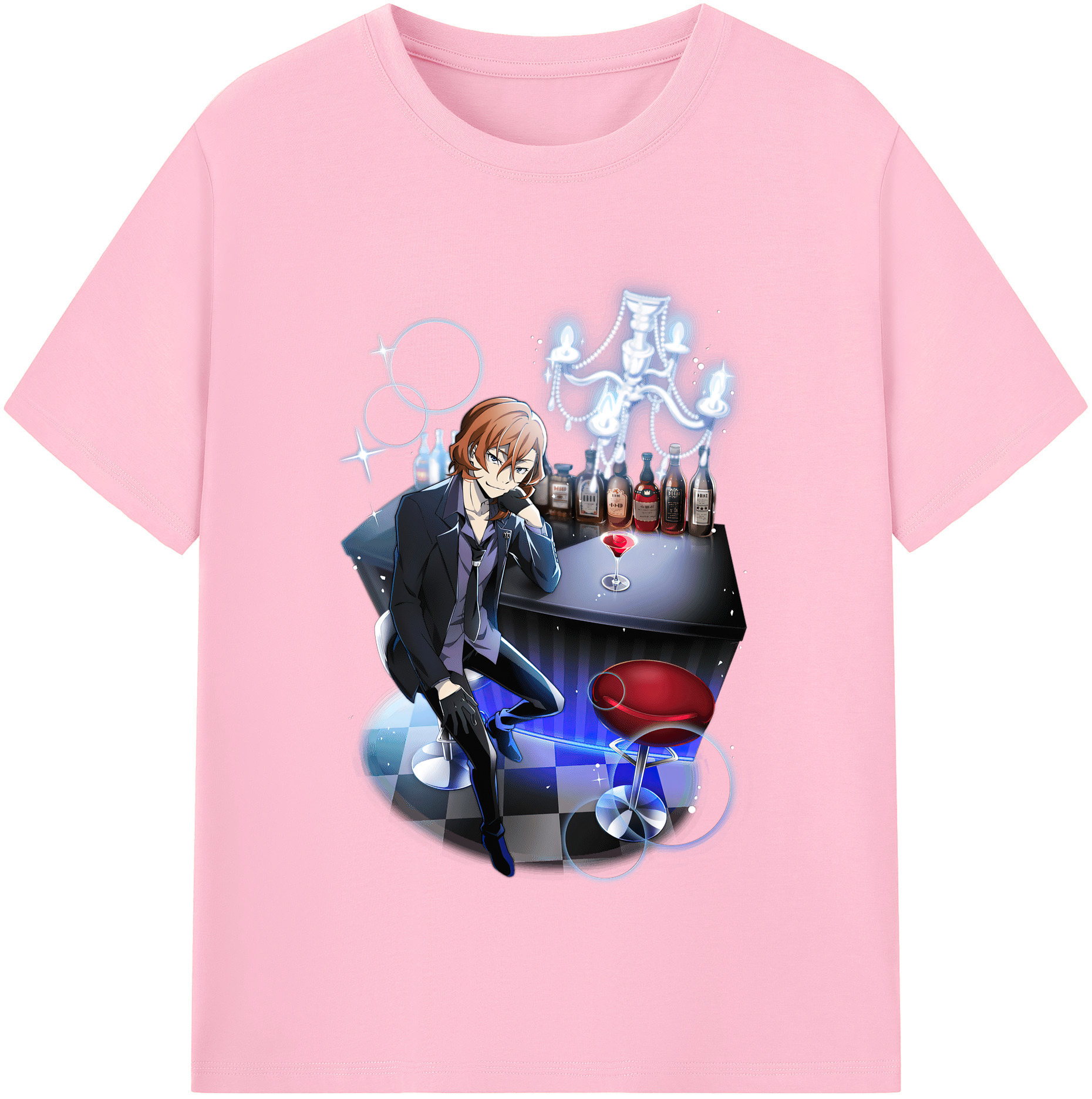 （画像用） 文豪ストレイドッグス Bungo Stray Dogs 綿100％半袖Tシャツ（フロントプリント）