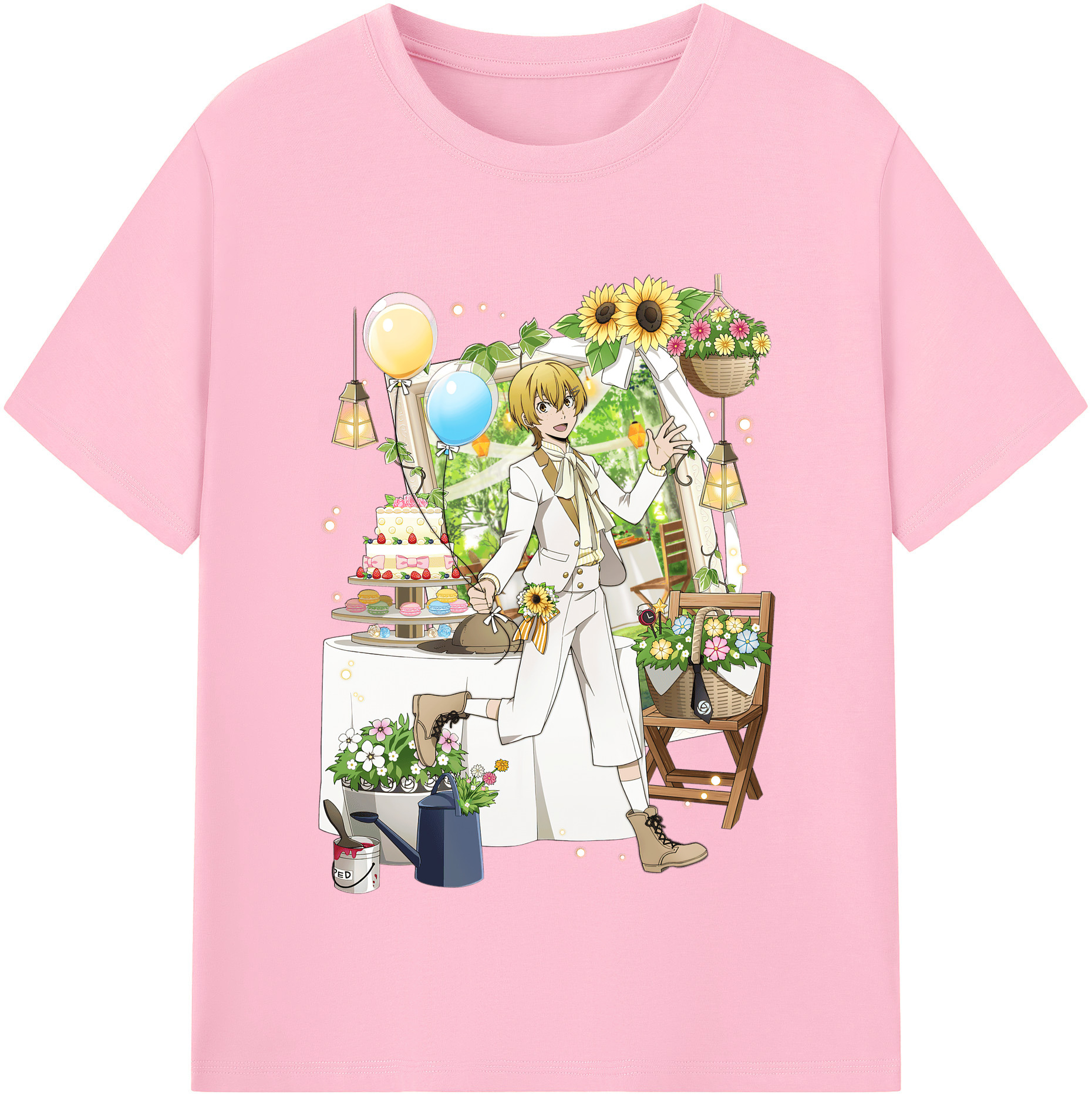 （画像用） 文豪ストレイドッグス Bungo Stray Dogs 綿100％半袖Tシャツ（フロントプリント）