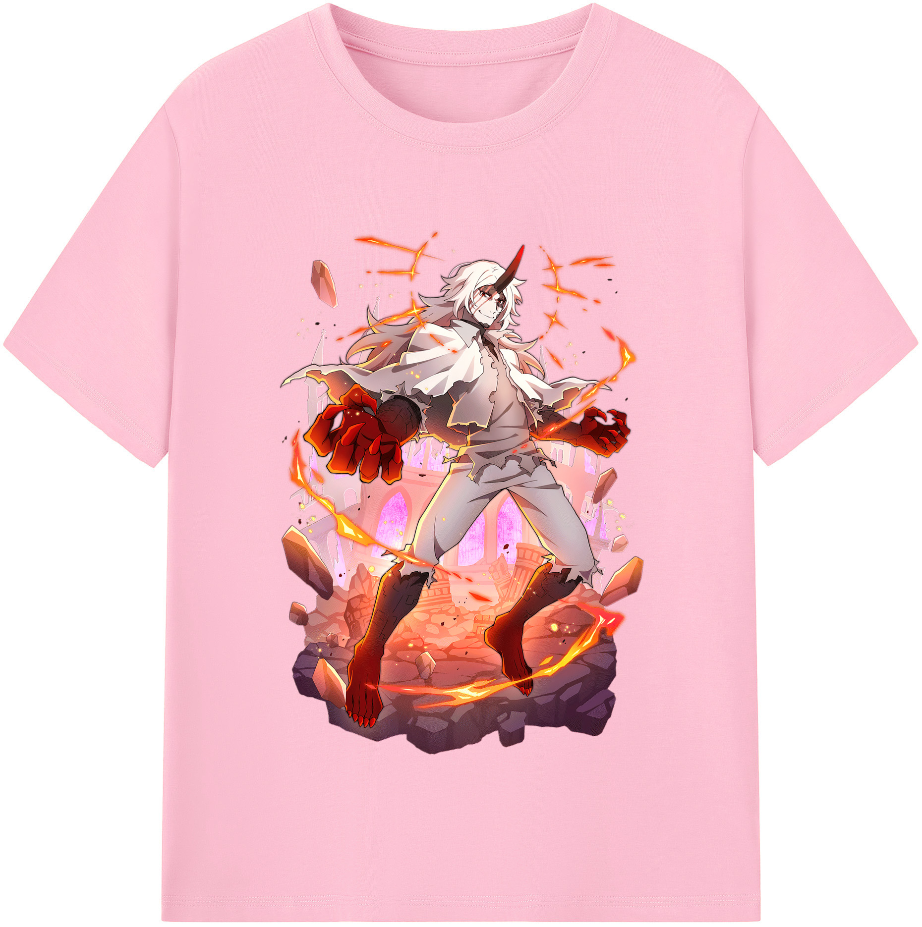 （画像用） 文豪ストレイドッグス Bungo Stray Dogs 綿100％半袖Tシャツ（フロントプリント）