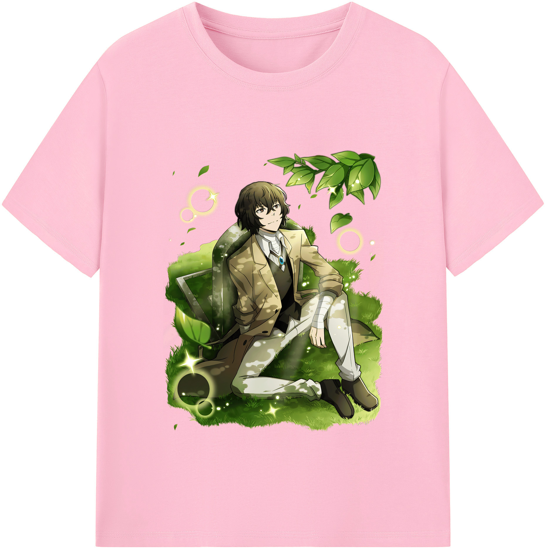 （画像用） 文豪ストレイドッグス Bungo Stray Dogs 綿100％半袖Tシャツ（フロントプリント）
