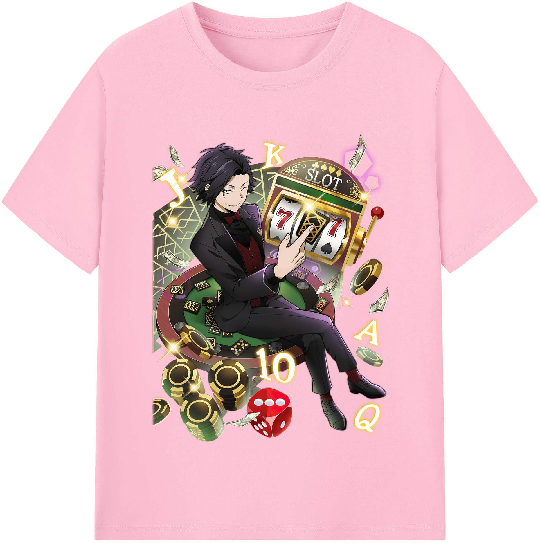 （画像用） 文豪ストレイドッグス Bungo Stray Dogs 綿100％半袖Tシャツ（フロントプリント）