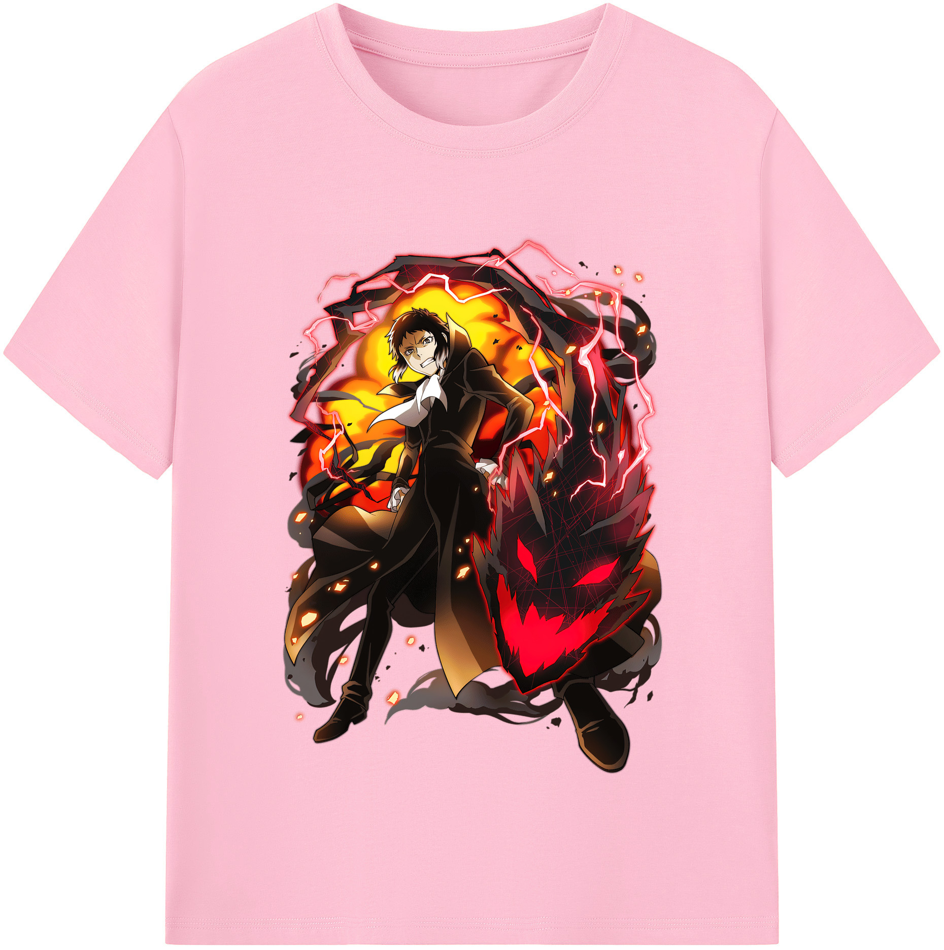 （画像用） 文豪ストレイドッグス Bungo Stray Dogs 綿100％半袖Tシャツ（フロントプリント）