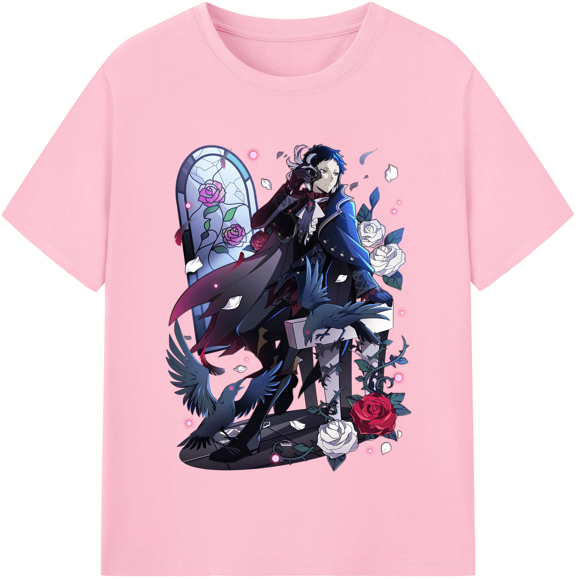 （画像用） 文豪ストレイドッグス Bungo Stray Dogs 綿100％半袖Tシャツ（フロントプリント）