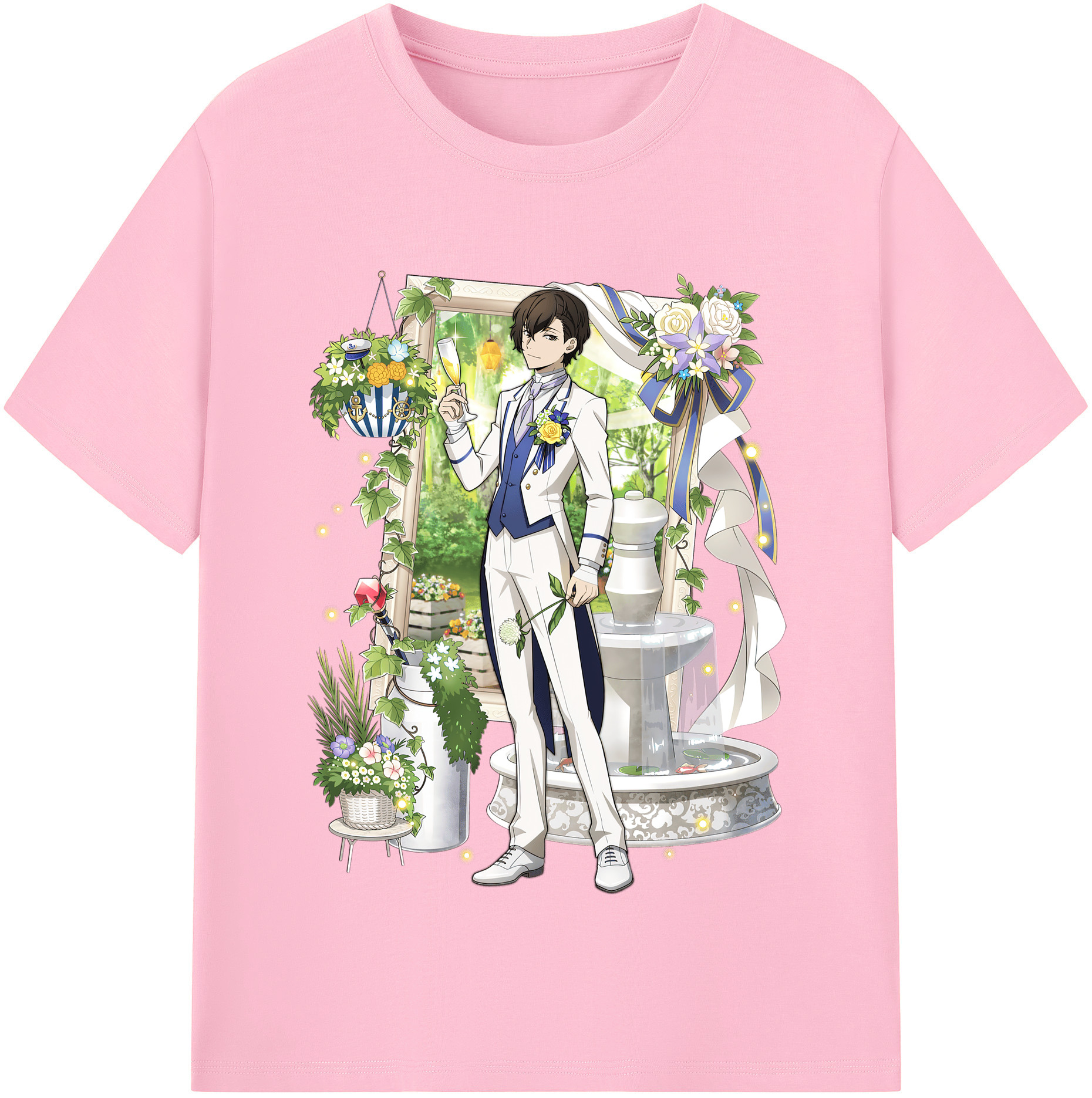 （画像用） 文豪ストレイドッグス Bungo Stray Dogs 綿100％半袖Tシャツ（フロントプリント）