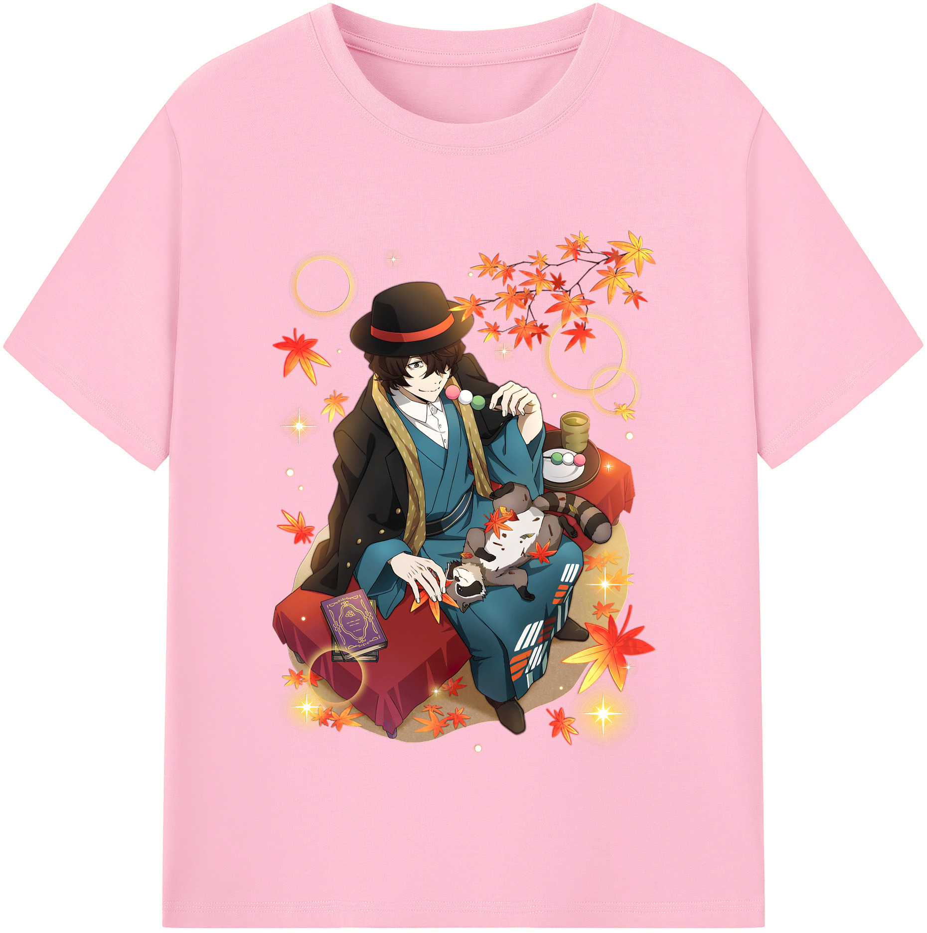 （画像用） 文豪ストレイドッグス Bungo Stray Dogs 綿100％半袖Tシャツ（フロントプリント）